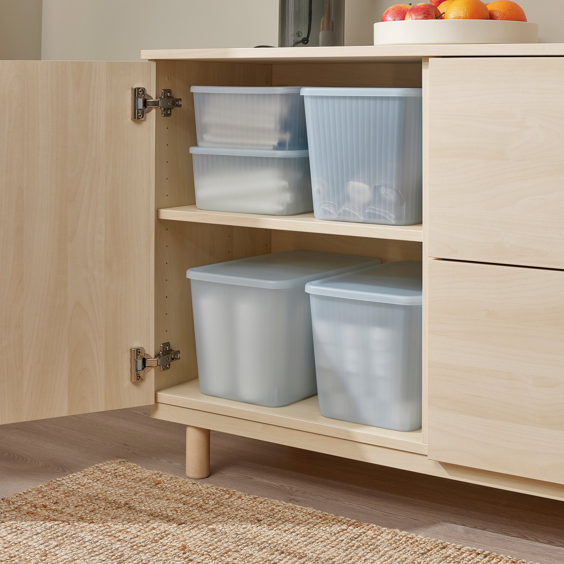 RYKTA, storage box with lid, 24x36x23 cm/14.5 l, 105.332.05
