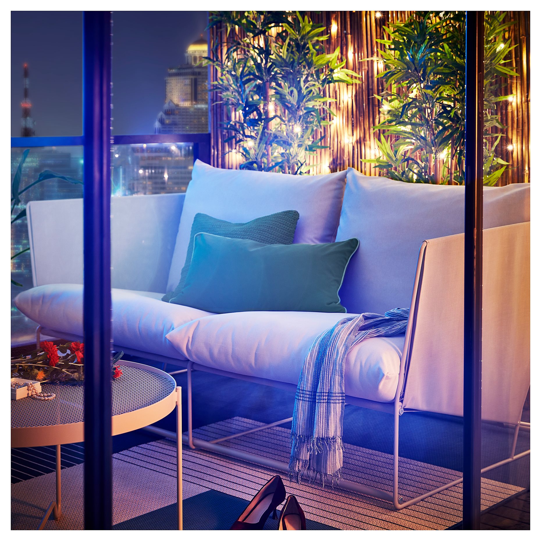 HAVSTEN, διθέσιος καναπές/ εξωτερικού χώρου, 179x92x76 cm, 105.424.98