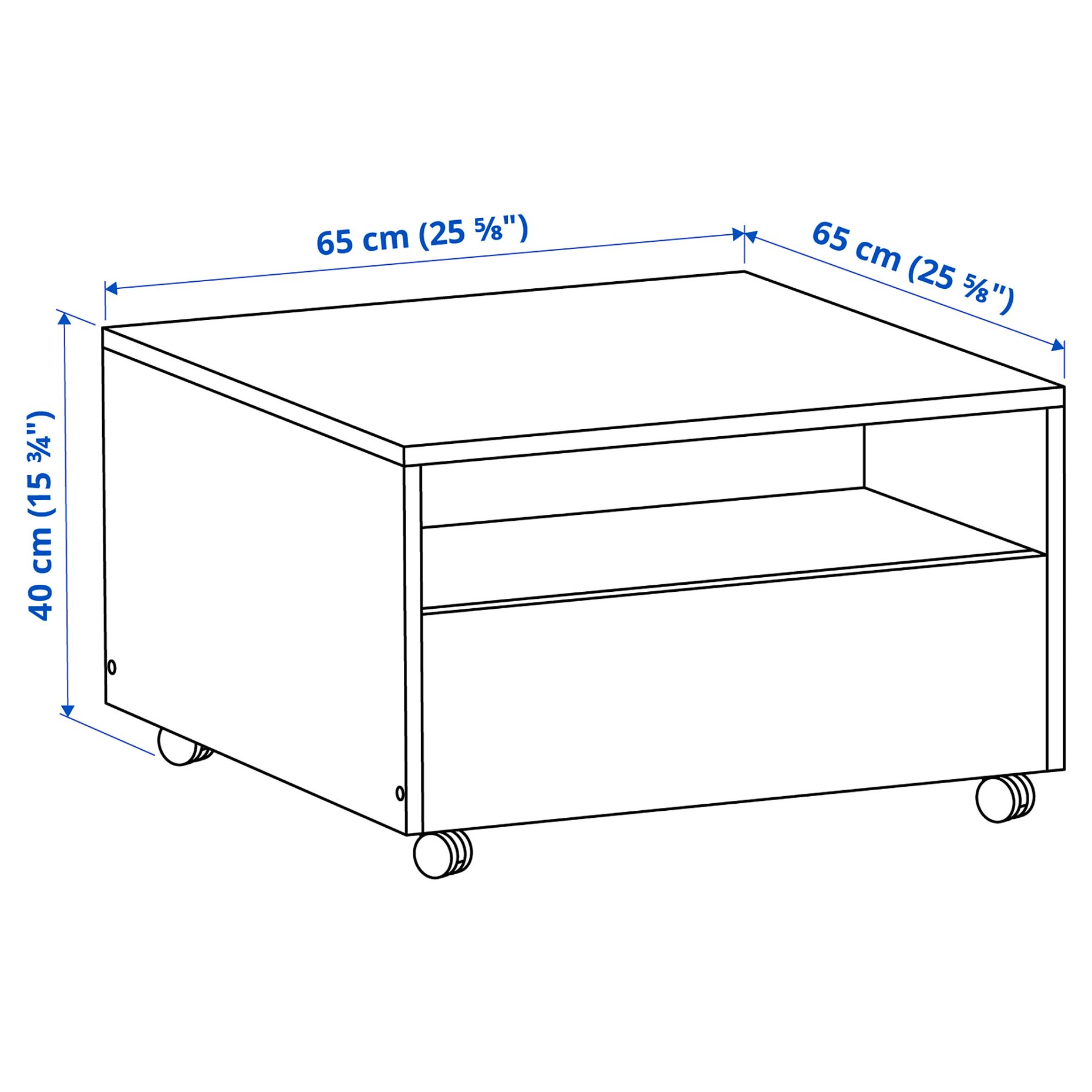 GARNANAS, coffee table, 65x65 cm, 105.550.99