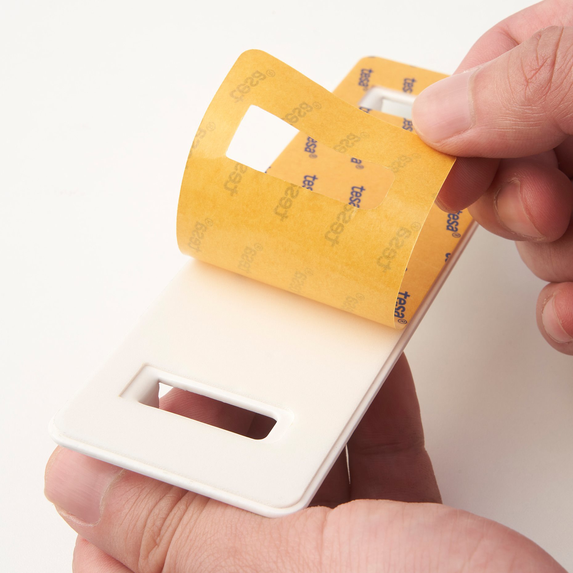 GALTBOX, rack with 3 hooks/self-adhesive, 16 cm, 105.637.11