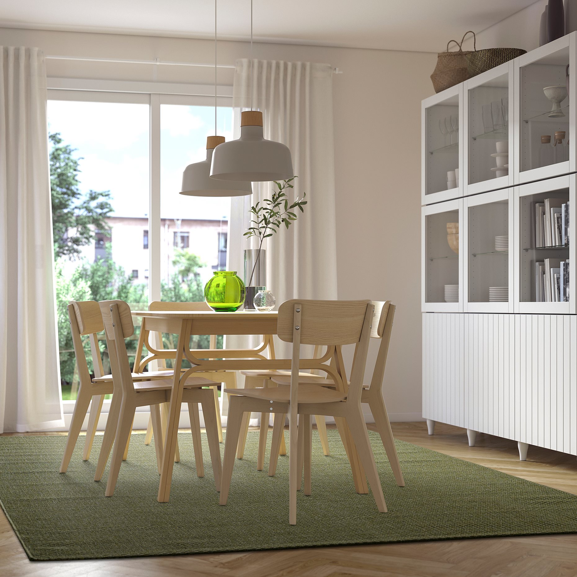 MORUM, χαλί χαμηλή πλέξη/εσωτερικού/εξωτερικού χώρου, 200x300 cm, 105.691.43