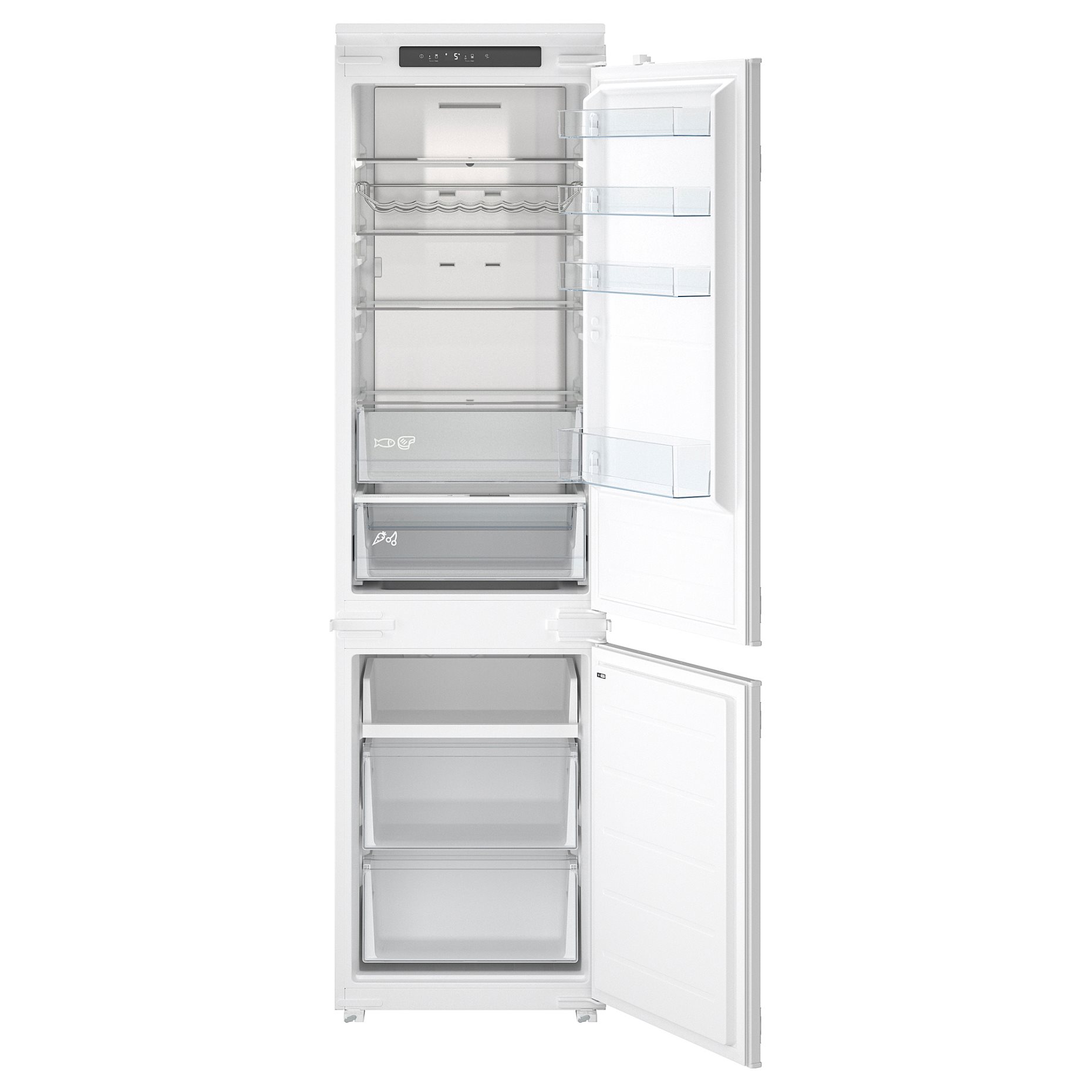 SKOGSNÄS, fridge/freezer/IKEA 700 integrated, 213/87 l, 105.728.76