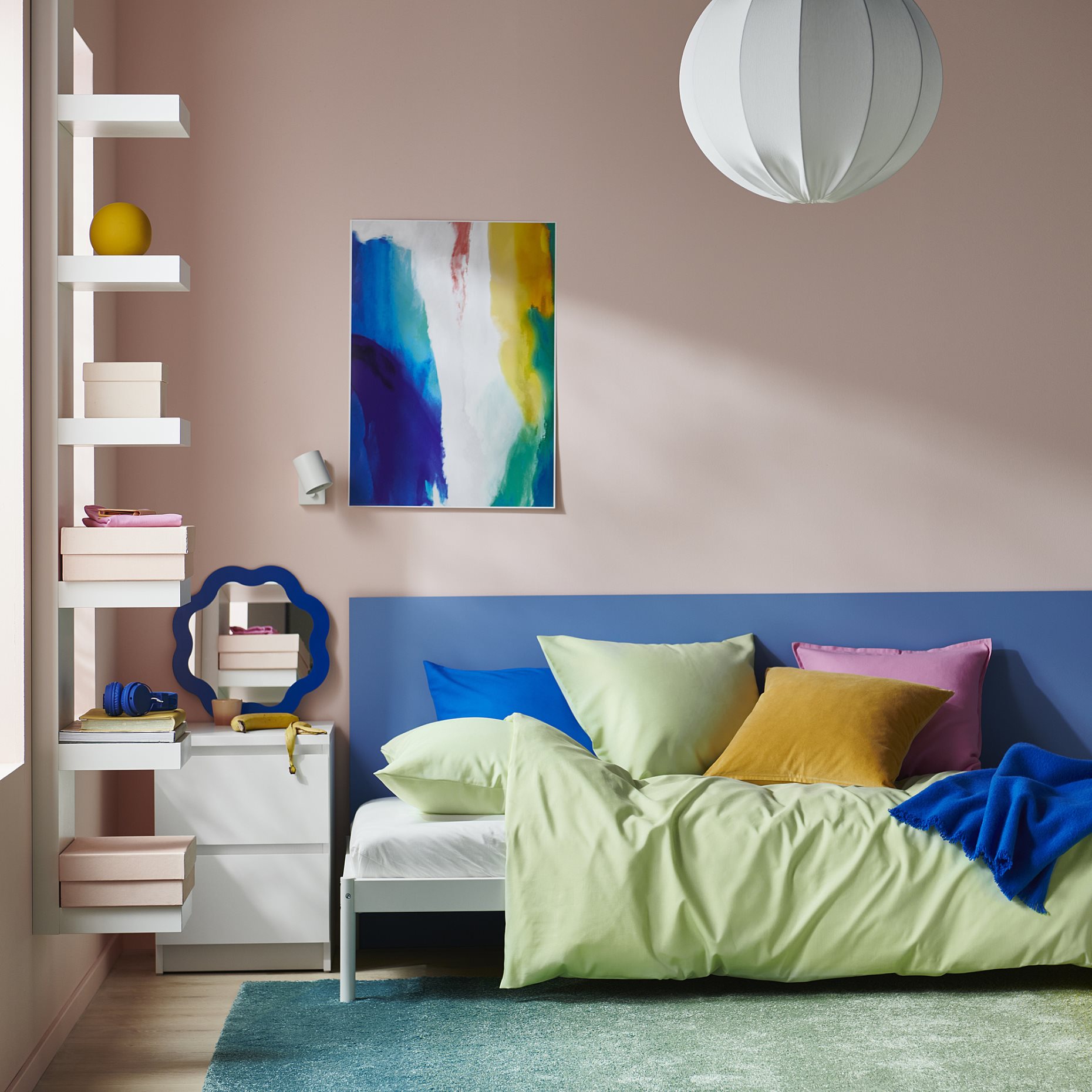 PILTANDVINGE, παπλωματοθήκη και μαξιλαροθήκη, 150x200/50x60 cm, 105.791.23