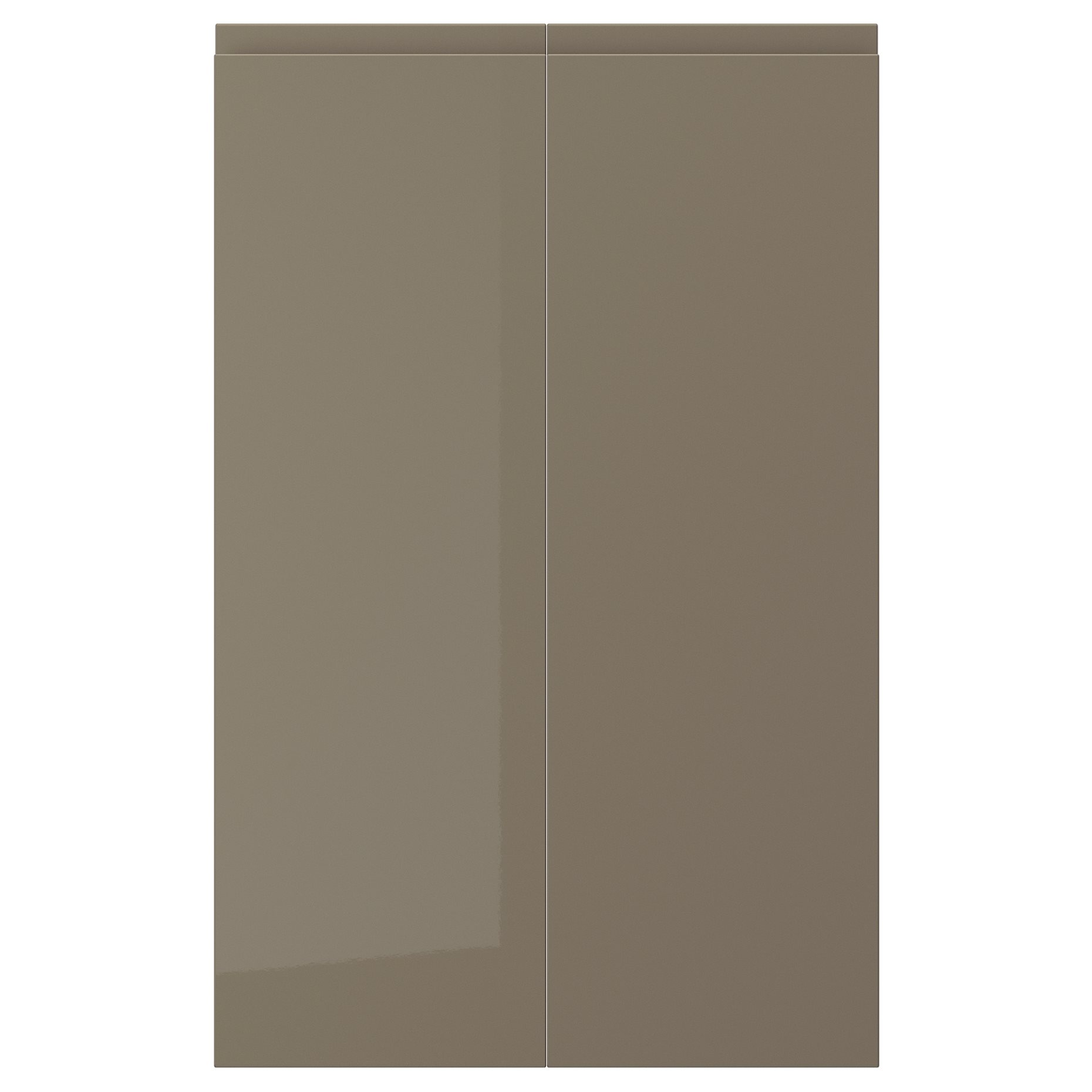 VOXTORP, left-hand 2-piece door for corner base cabinet, 25x80 cm, 105.817.67