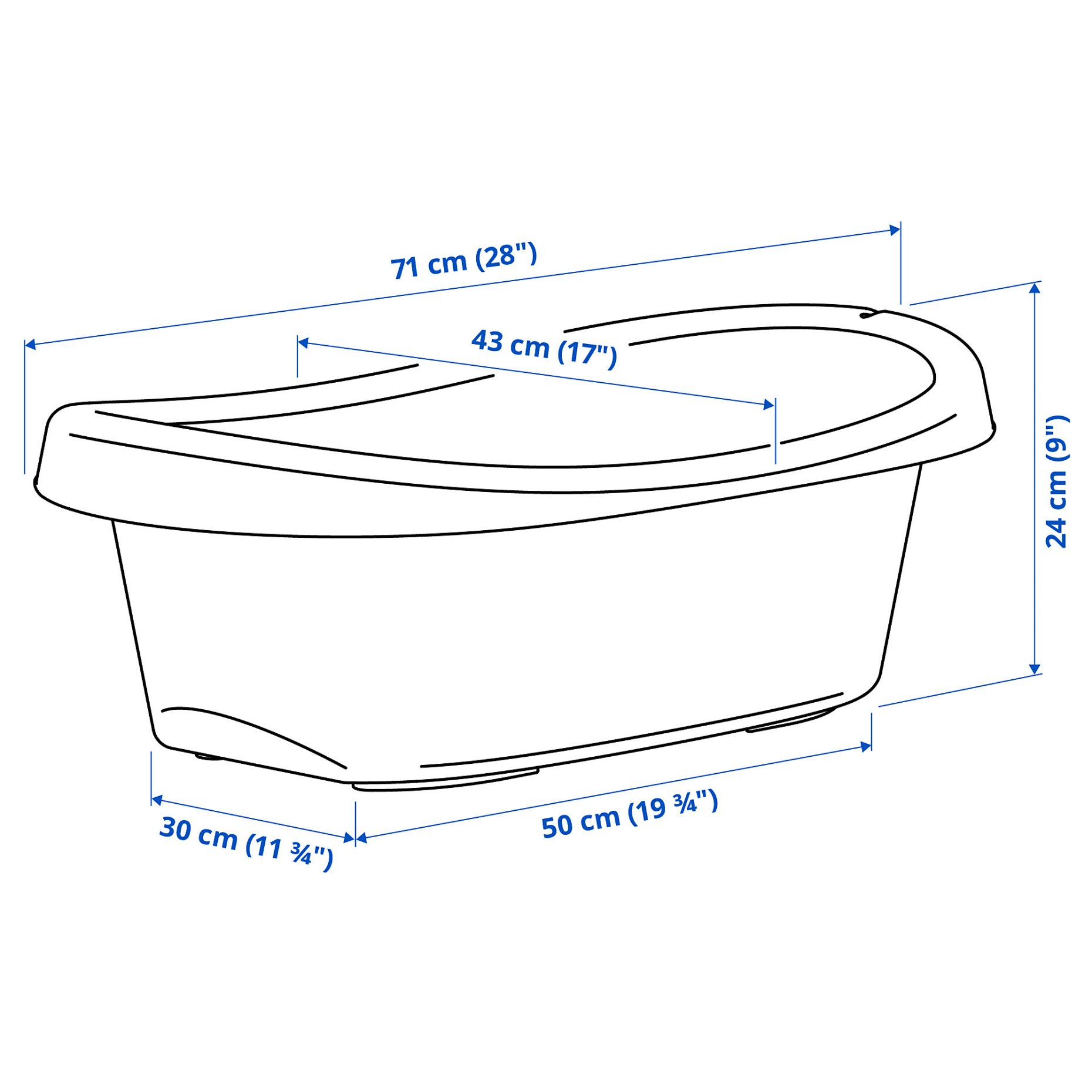 LÄTTSAM, baby bath, 105.915.73