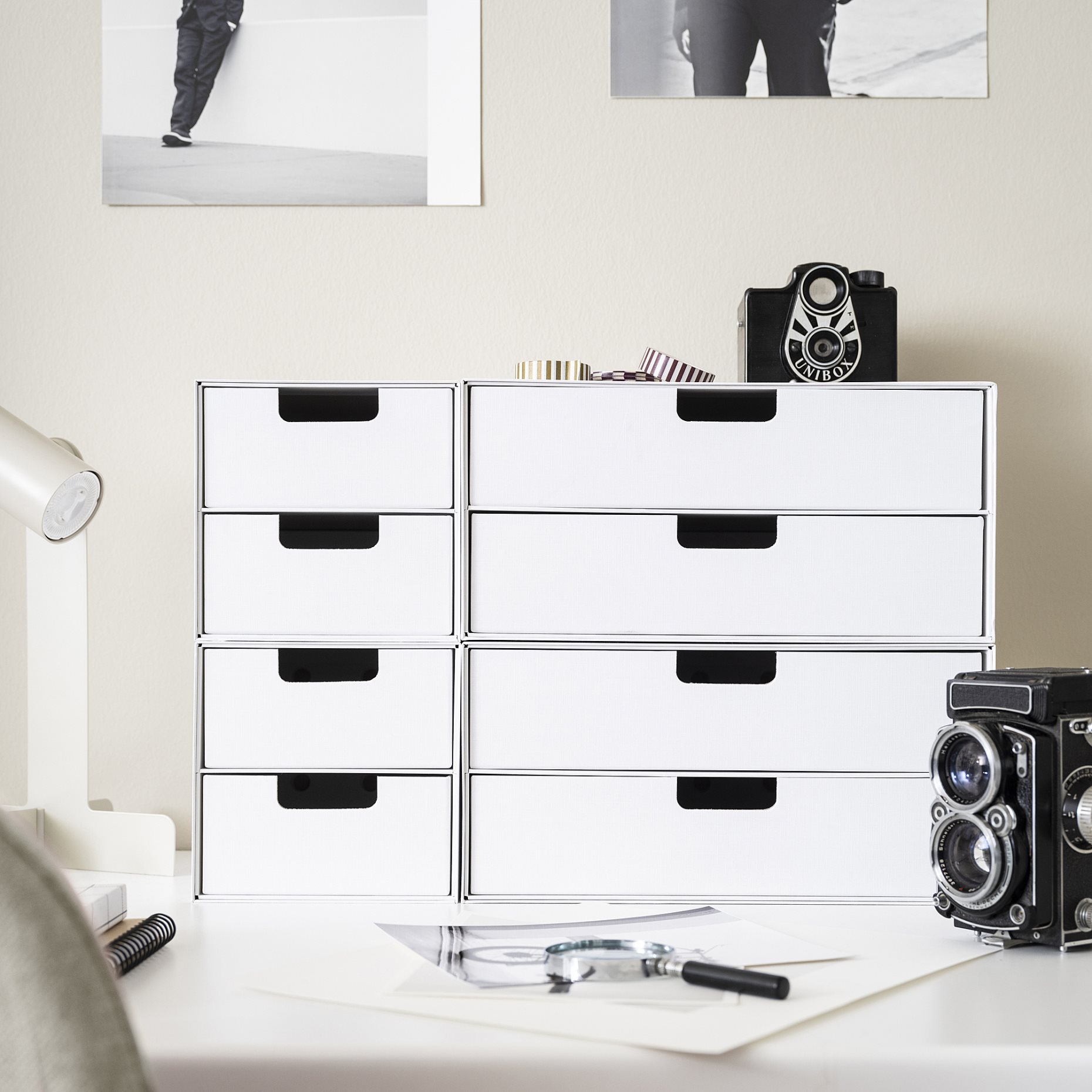 FJÄDERHARV, mini chest with 2 drawers, 32x25 cm, 105.968.96