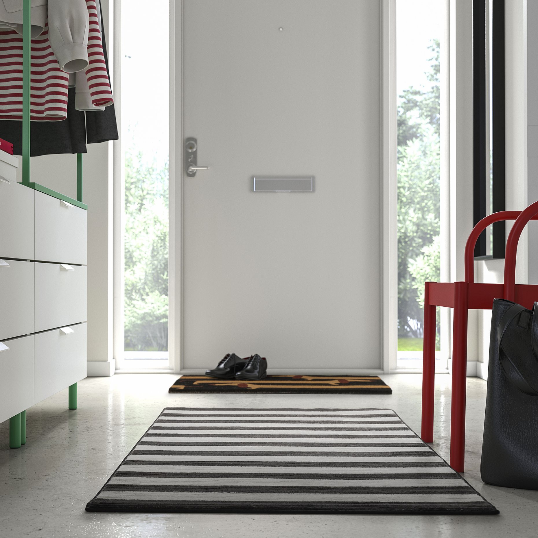 ELSYSTEM, rug low pile, 80x150 cm, 105.973.20