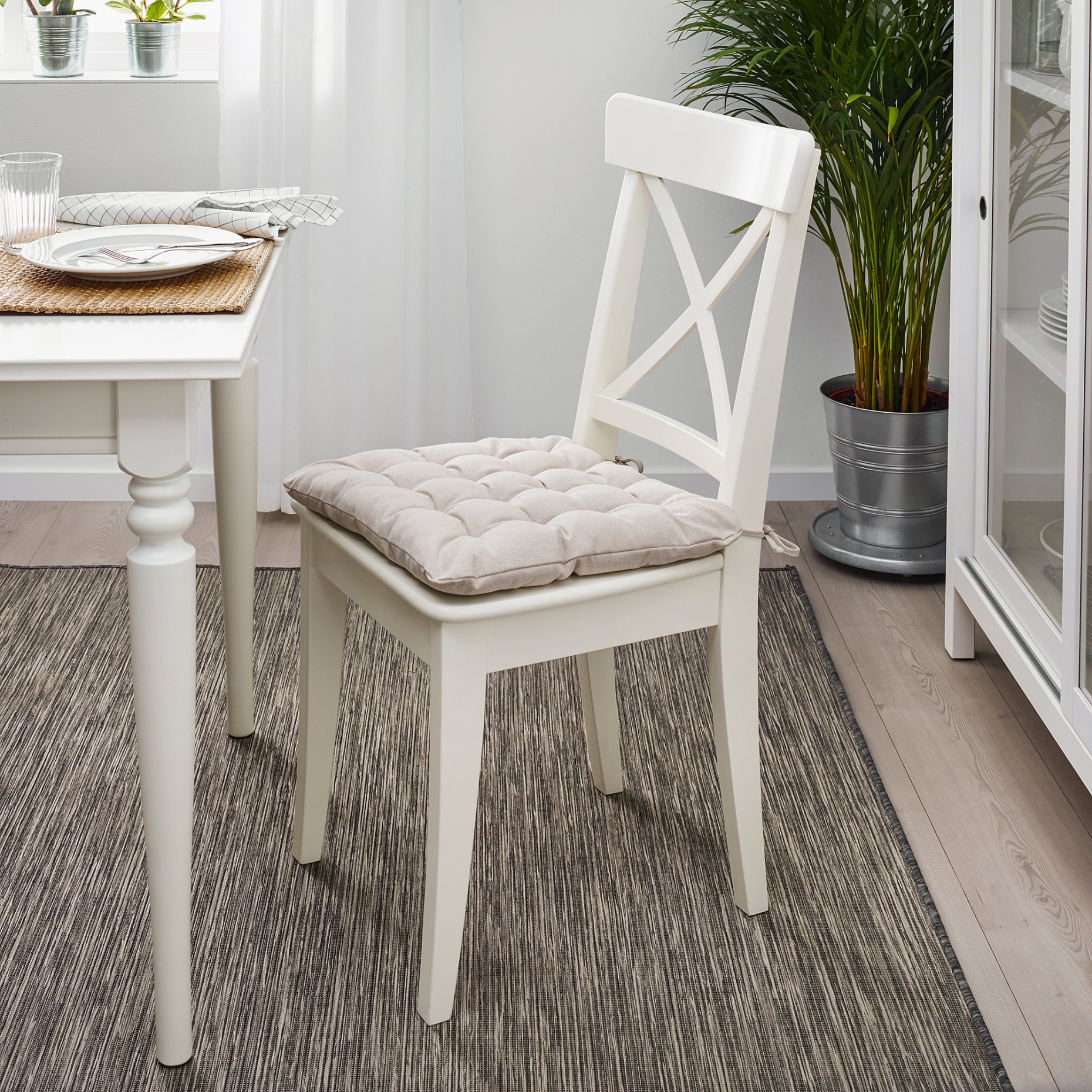 VIPPÄRT, chair pad, 38x38x6.5 cm, 105.992.82