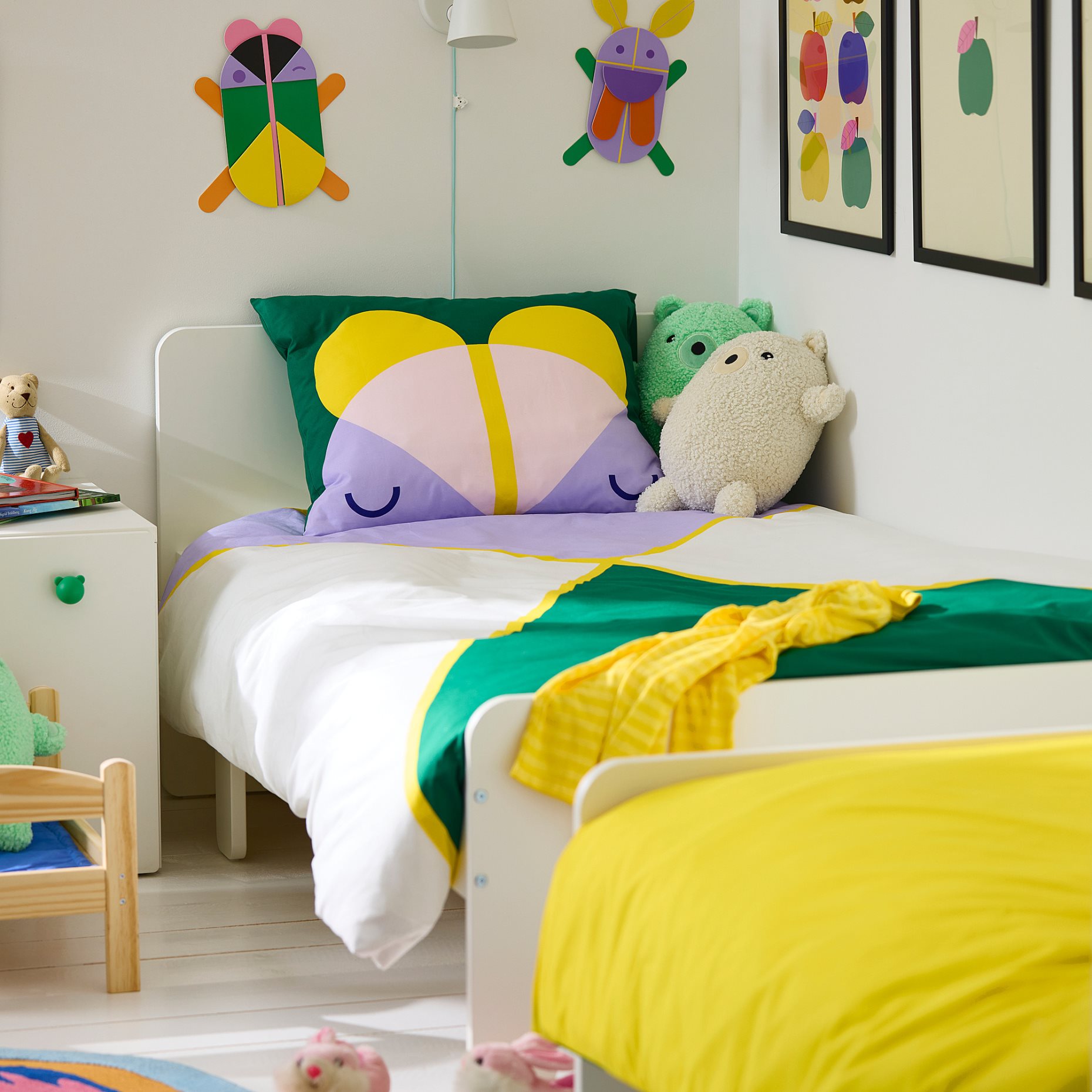 GREJSIMOJS, duvet cover and pillowcase, 150x200/50x60 cm, 106.018.31