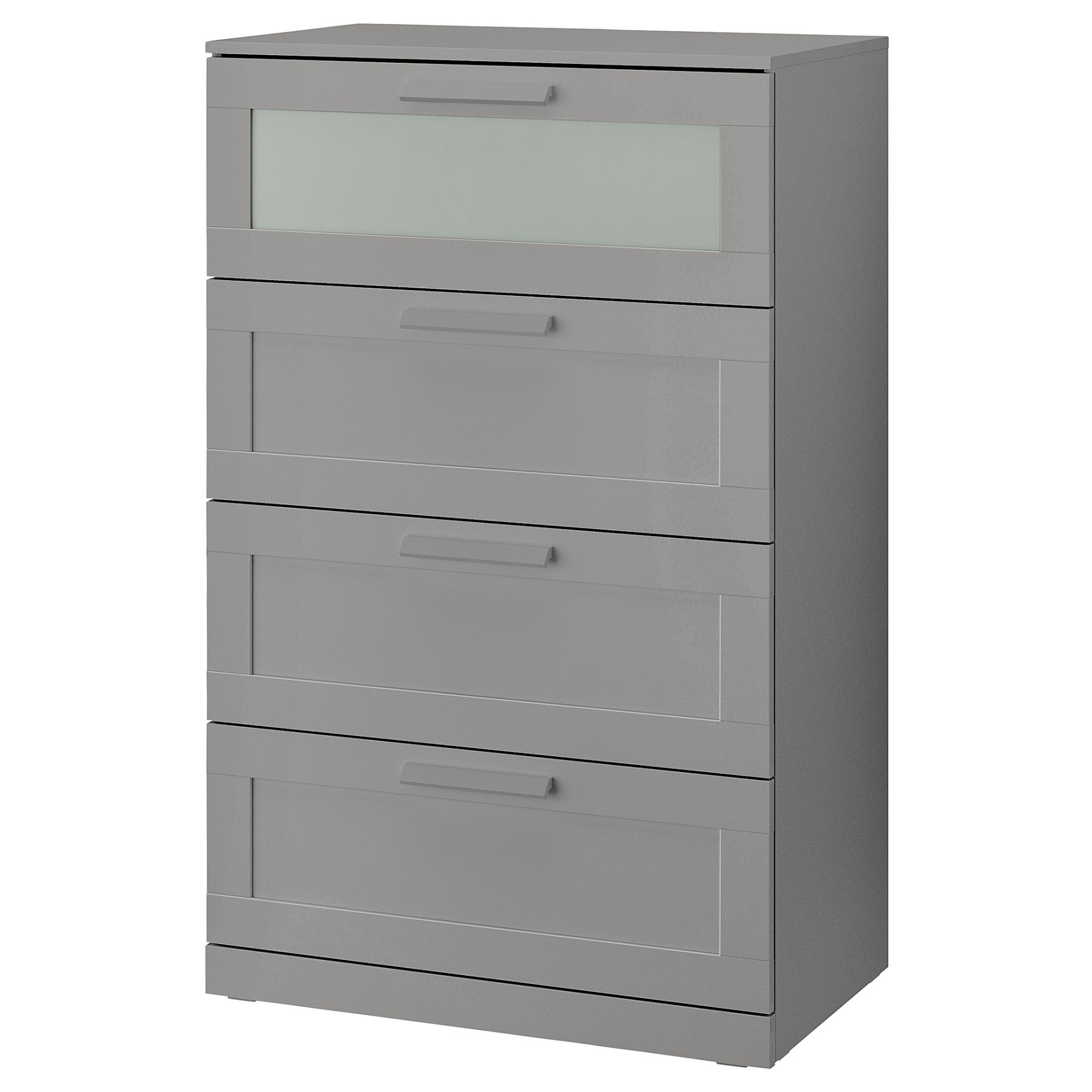 BRIMNES, chest of 4 drawers, 78x124 cm, 106.028.02