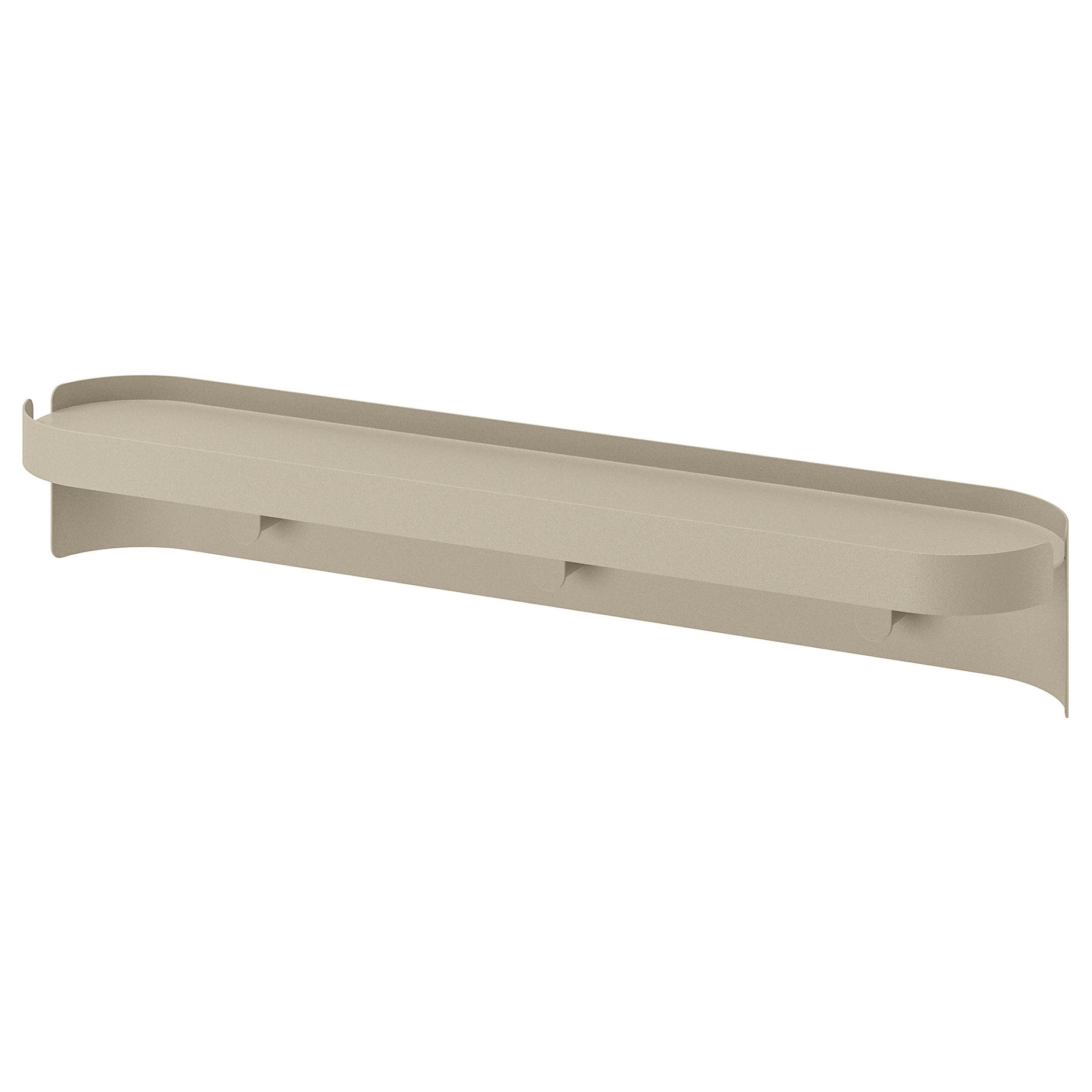 FLORSJÖN, wall shelf with 3 hooks, 40x7 cm, 106.051.41