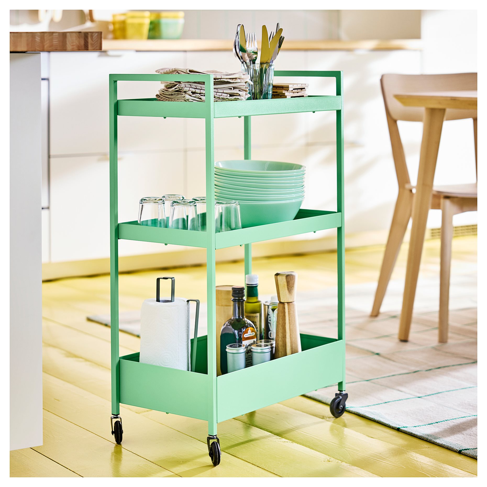 NISSAFORS, trolley, 50.5x30x83 cm, 106.067.82