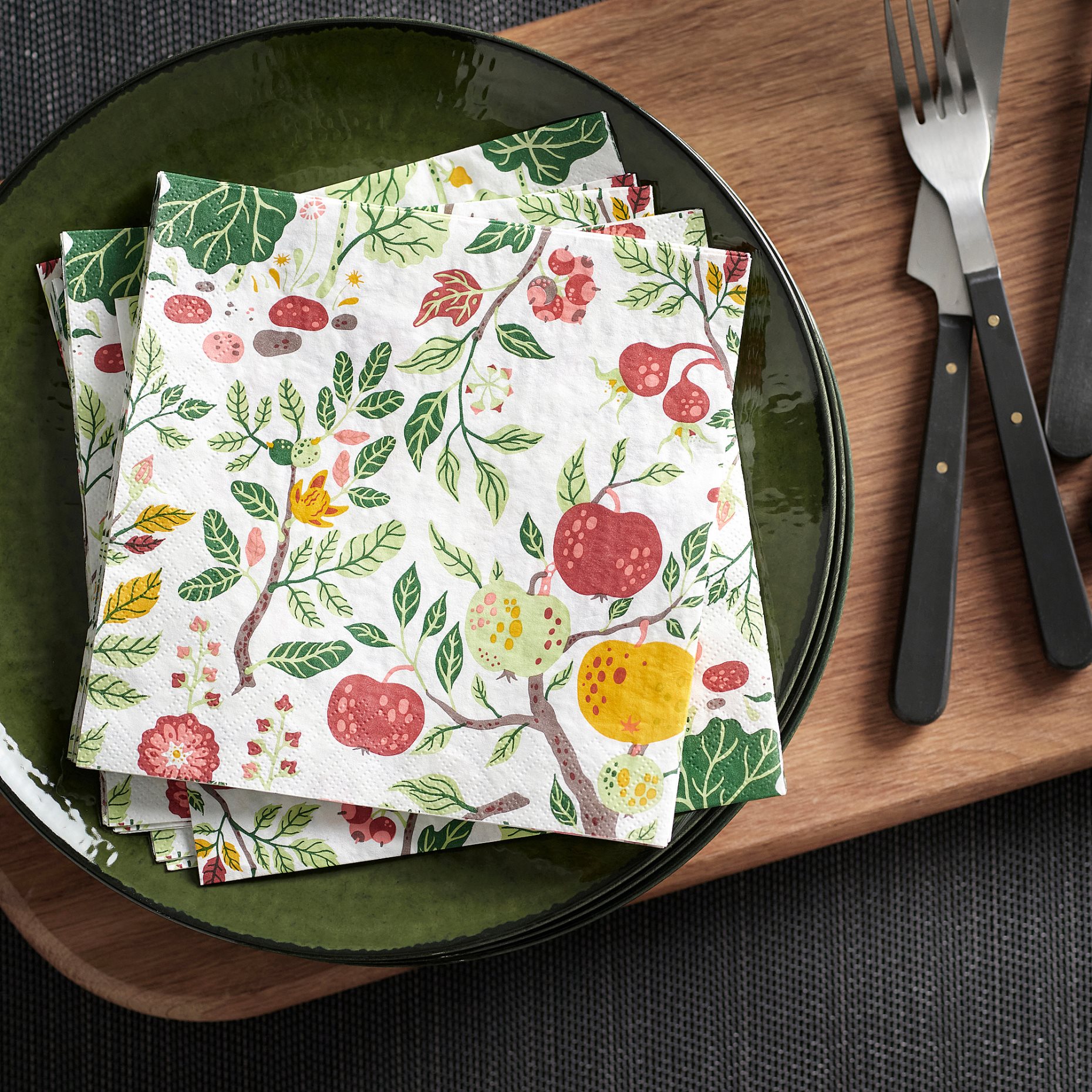 HAVSBRAXEN, paper napkin 33x33 cm/30 pack, 160g, 106.077.10