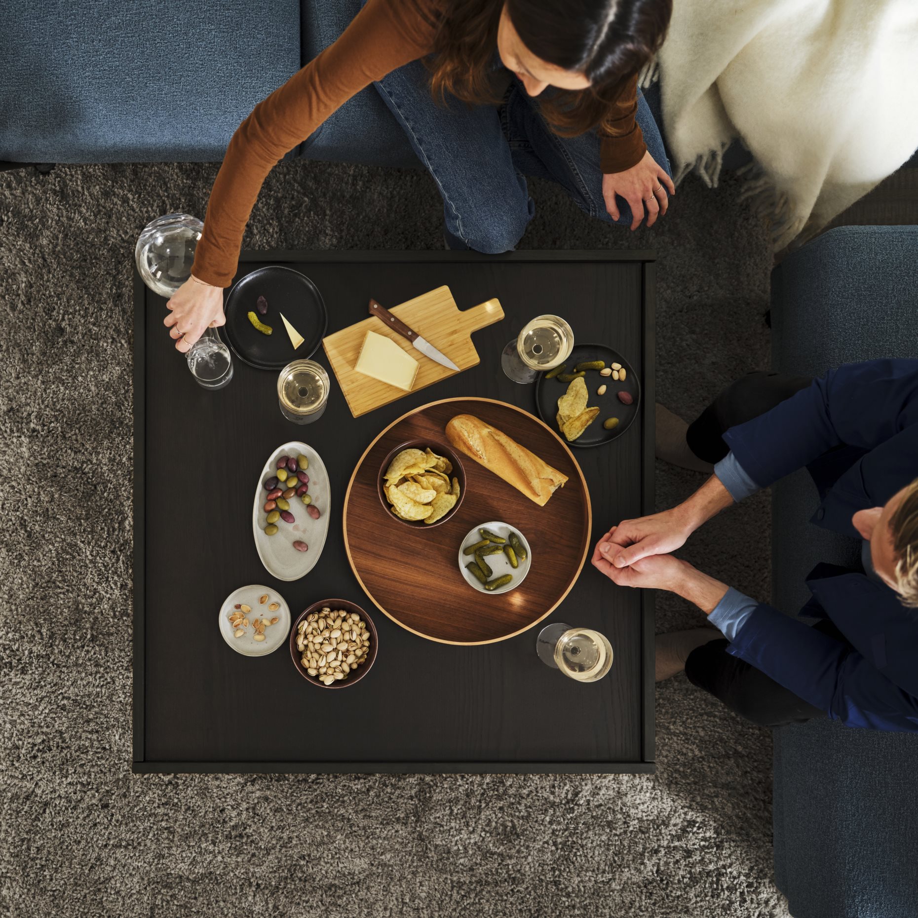 TRANERED, coffee table, 90x90 cm, 106.089.98