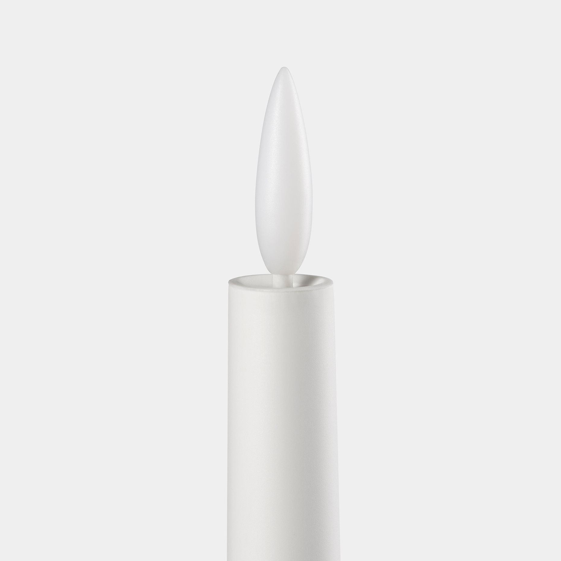 SMÅLOM, taper candle with built in LED light source/battery-operated, 2 pack, 106.115.90
