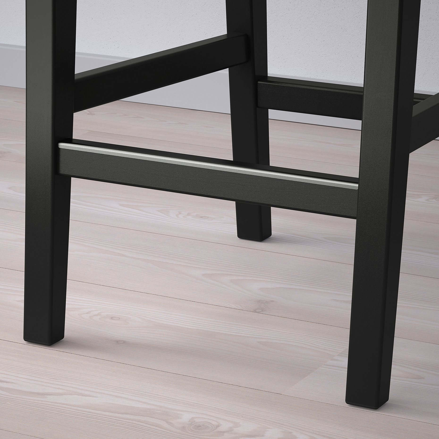 ROSENTORP, bar stool with backrest, 63 cm counter height, 106.199.30