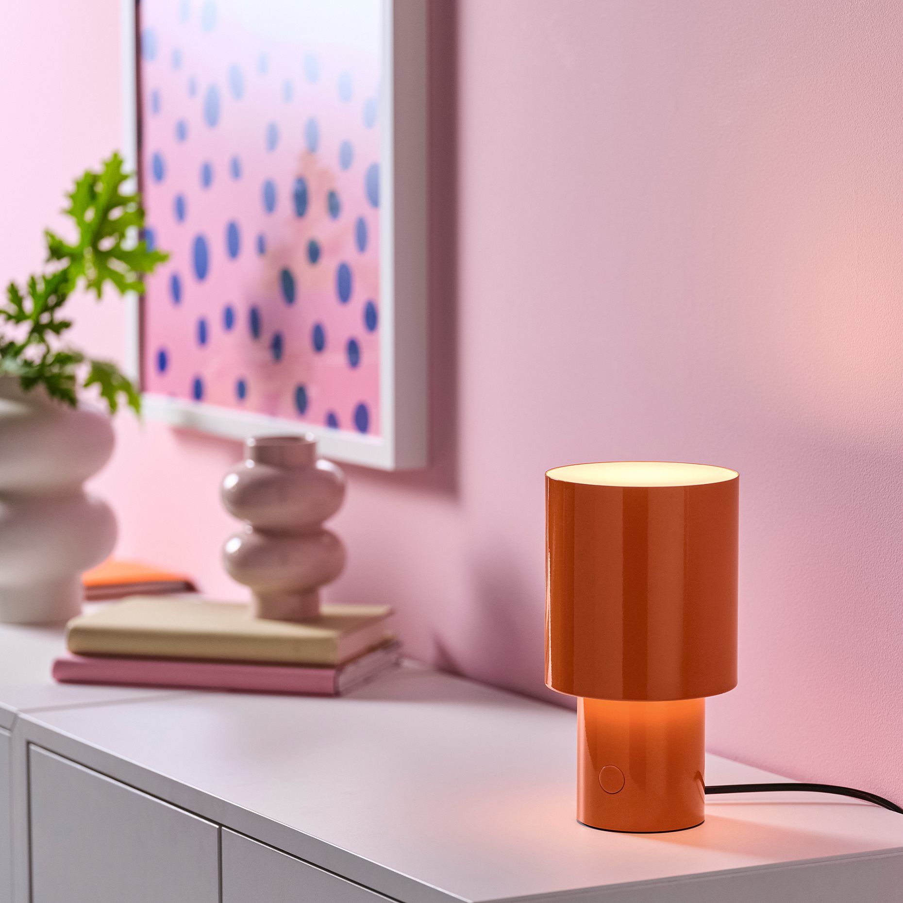 SPETSBOJ, table lamp/dimmable, 22 cm, 106.433.17