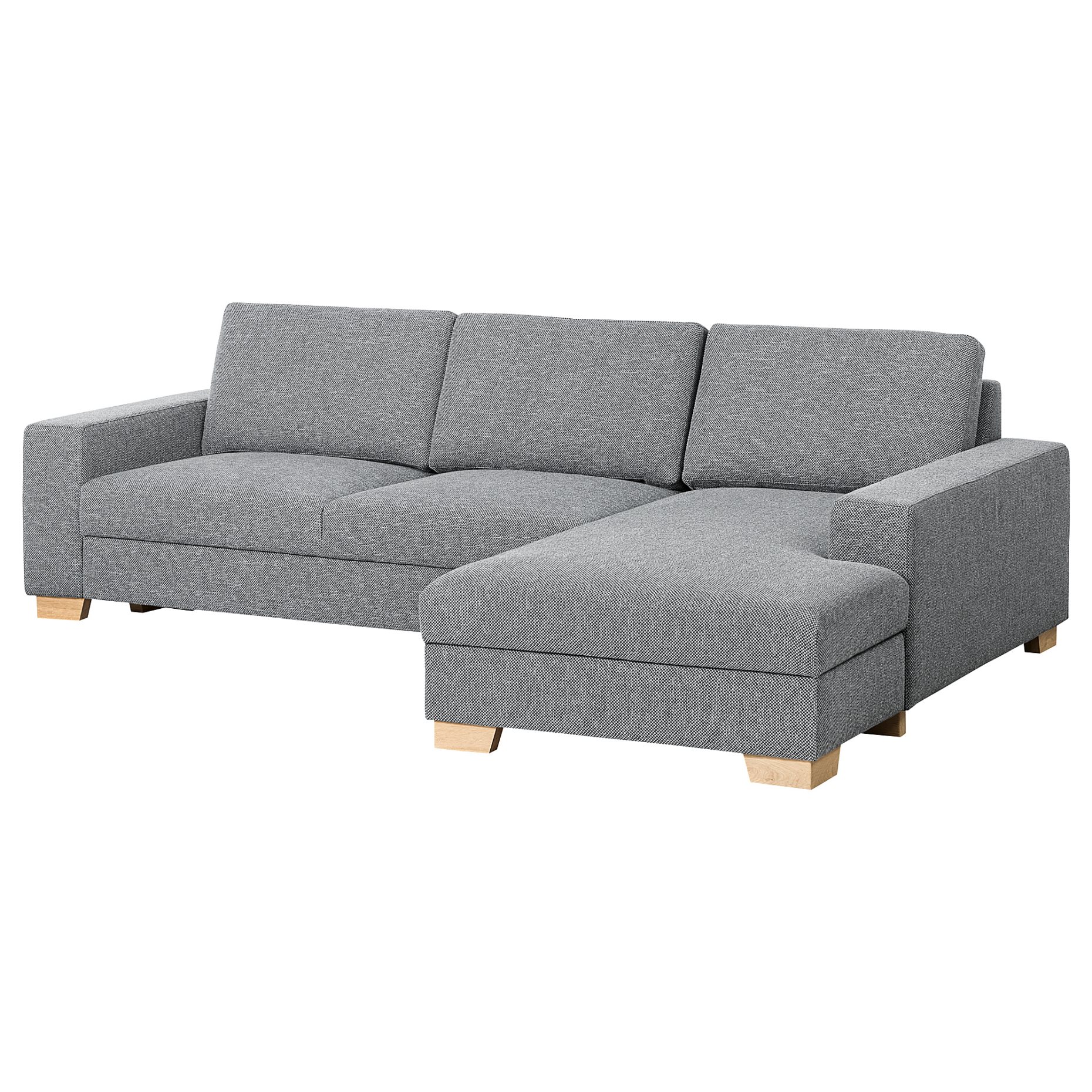 SÖRVALLEN, τριθέσιος καναπές με σεζλόνγκ/δεξί, 193.041.48