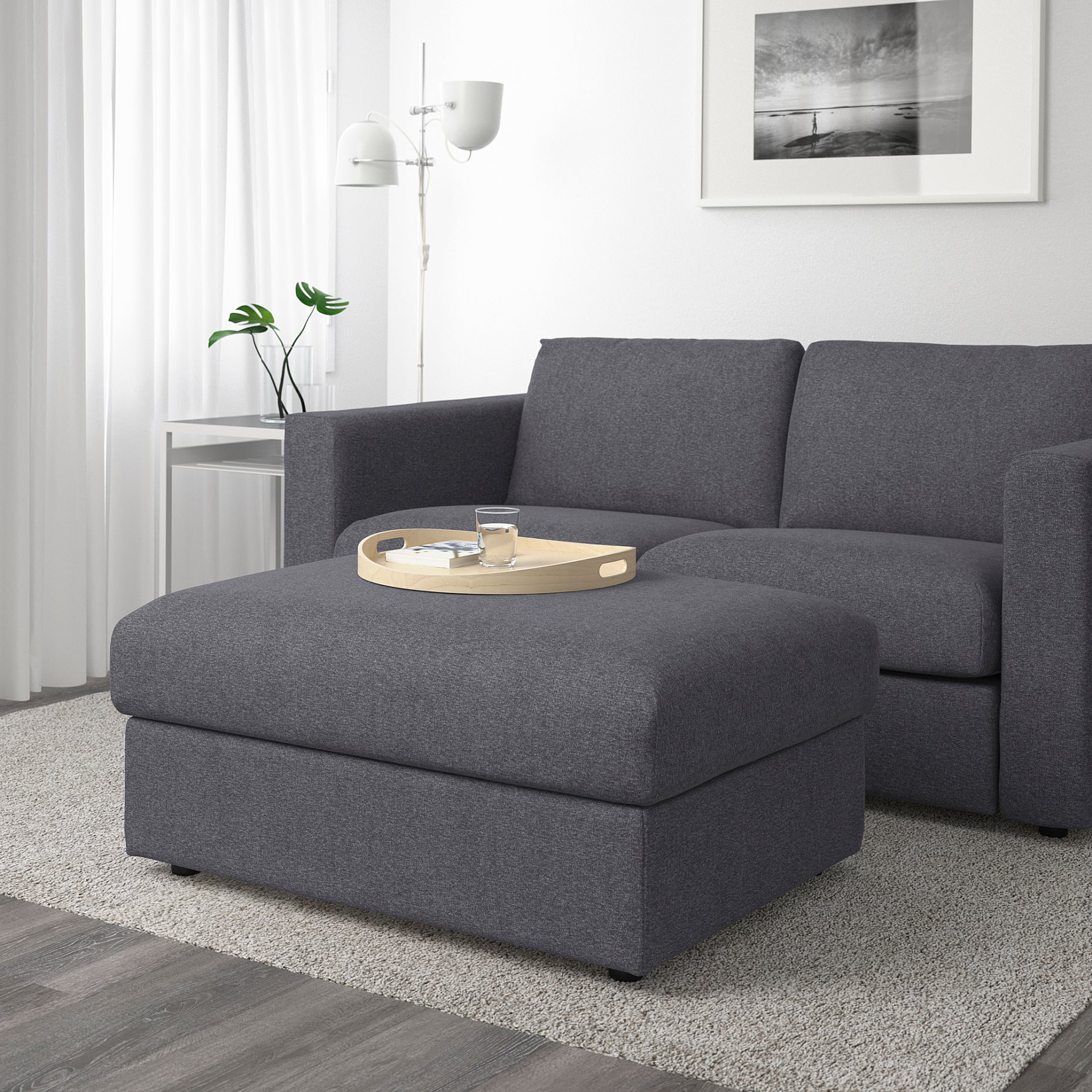 VIMLE, footstool with storage, 193.925.88