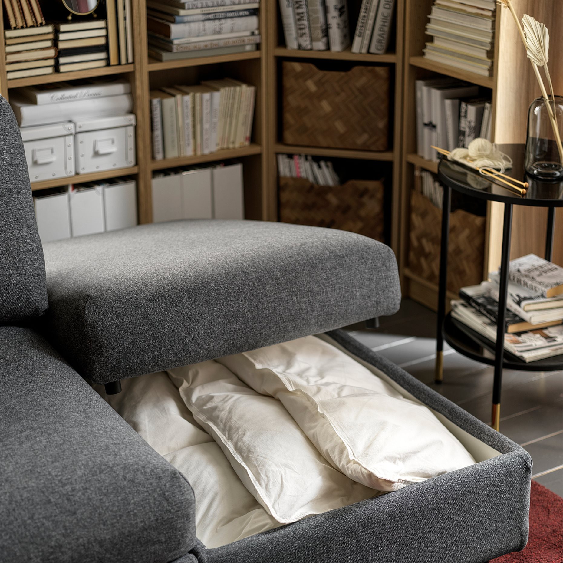 VIMLE, footstool with storage, 193.925.88