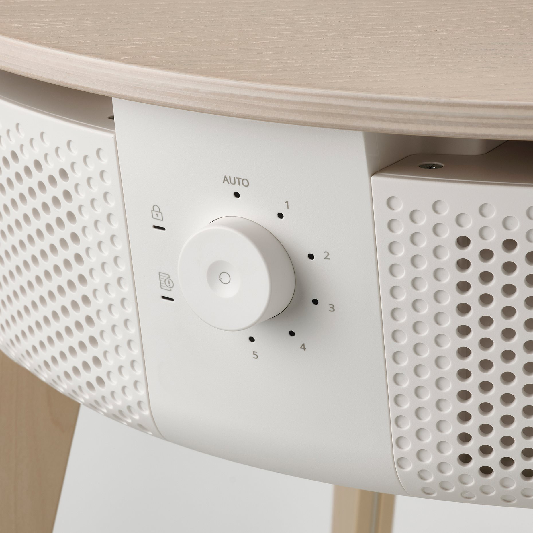 STARKVIND, table with air purifier and additional gas filter, 194.442.19