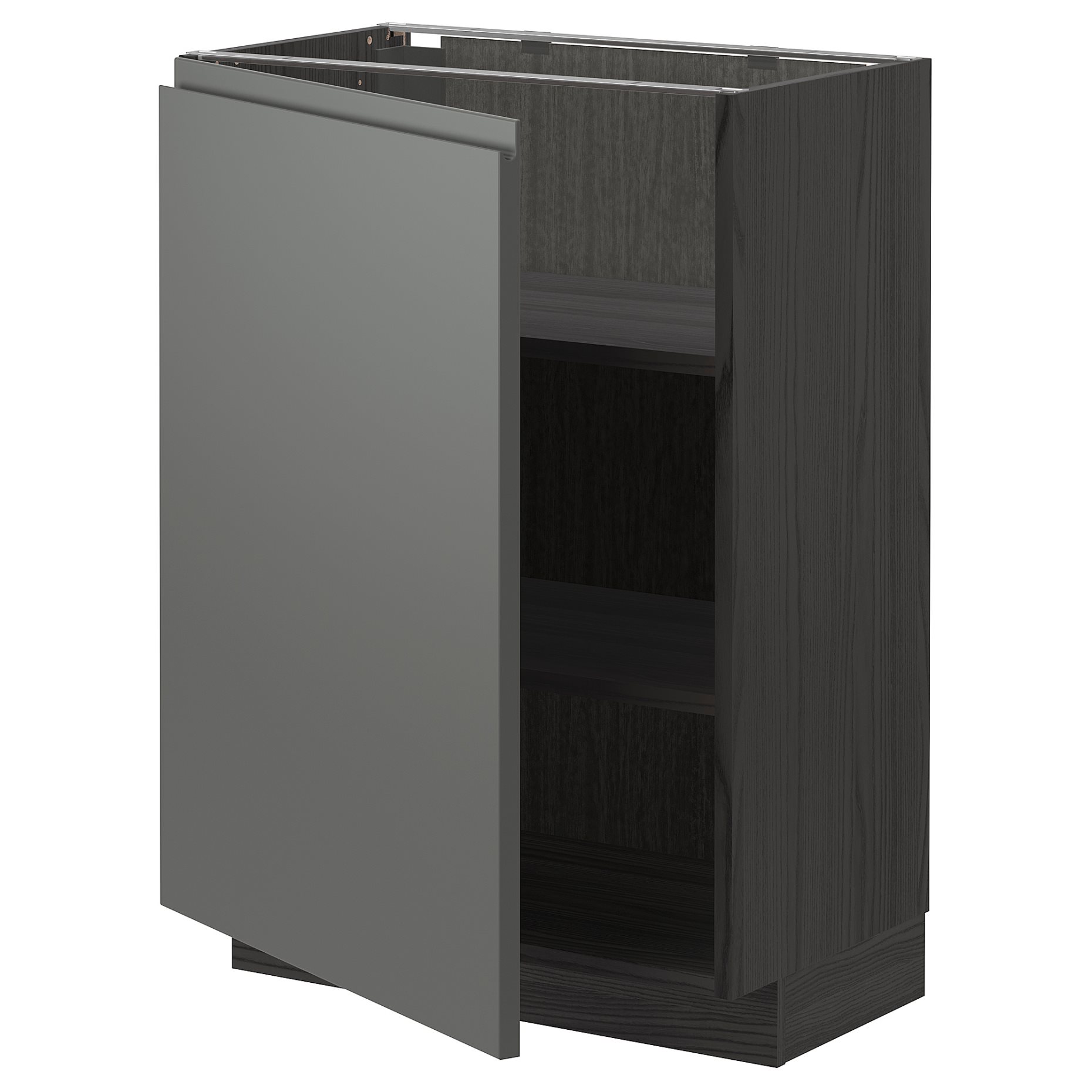 METOD, base cabinet with shelves, 60x37 cm, 194.571.98