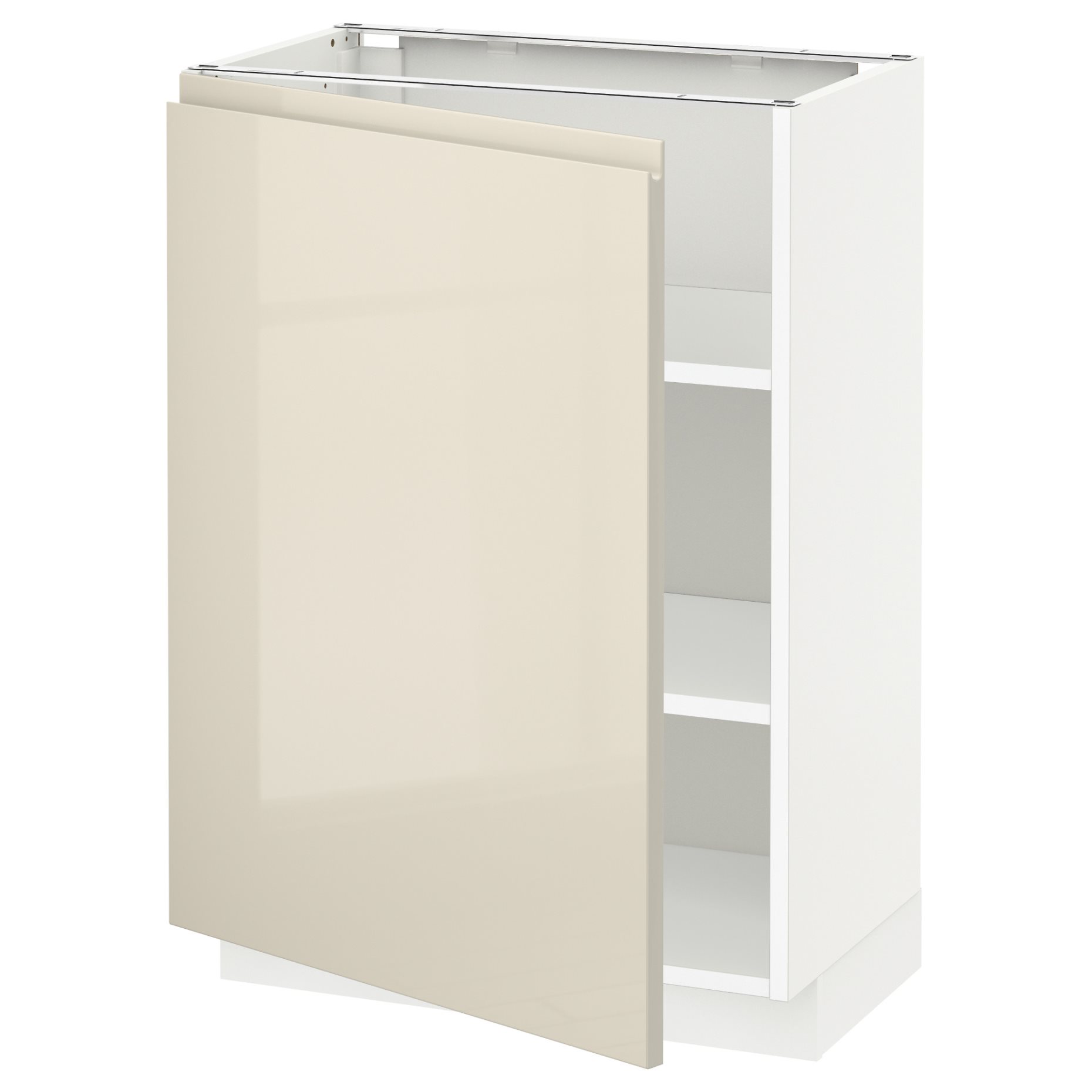METOD, base cabinet with shelves, 60x37 cm, 194.637.50