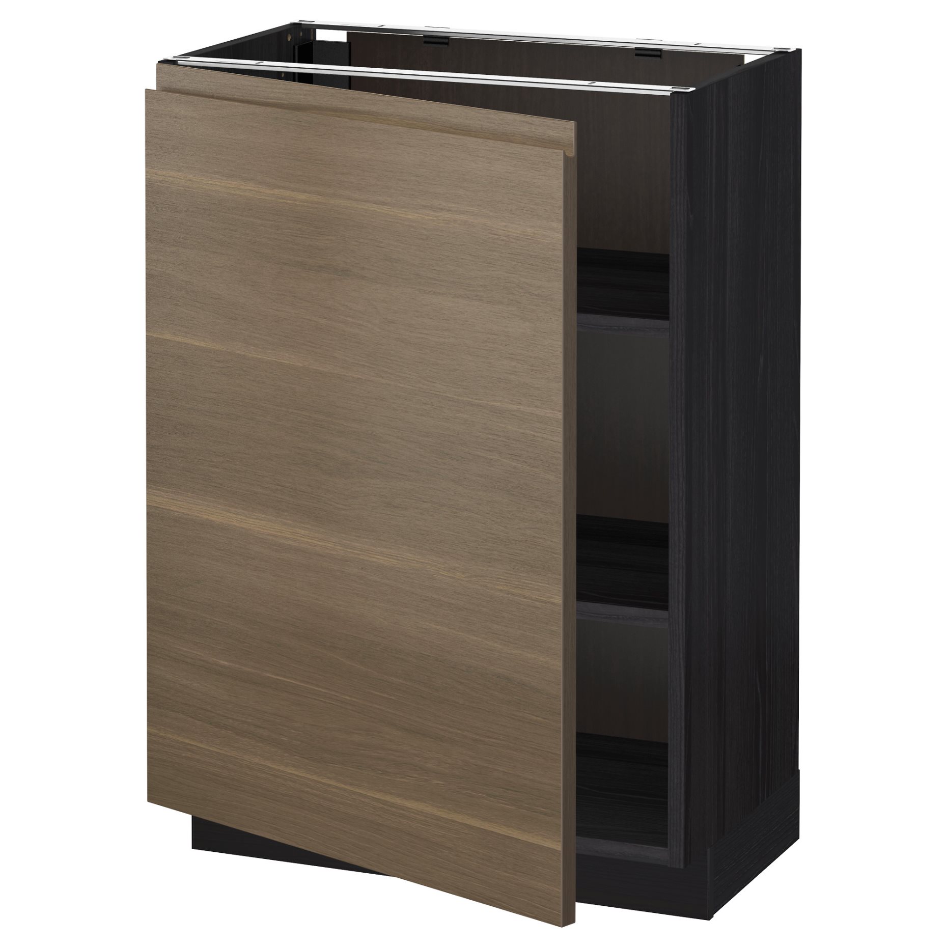 METOD, base cabinet with shelves, 60x37 cm, 194.651.36