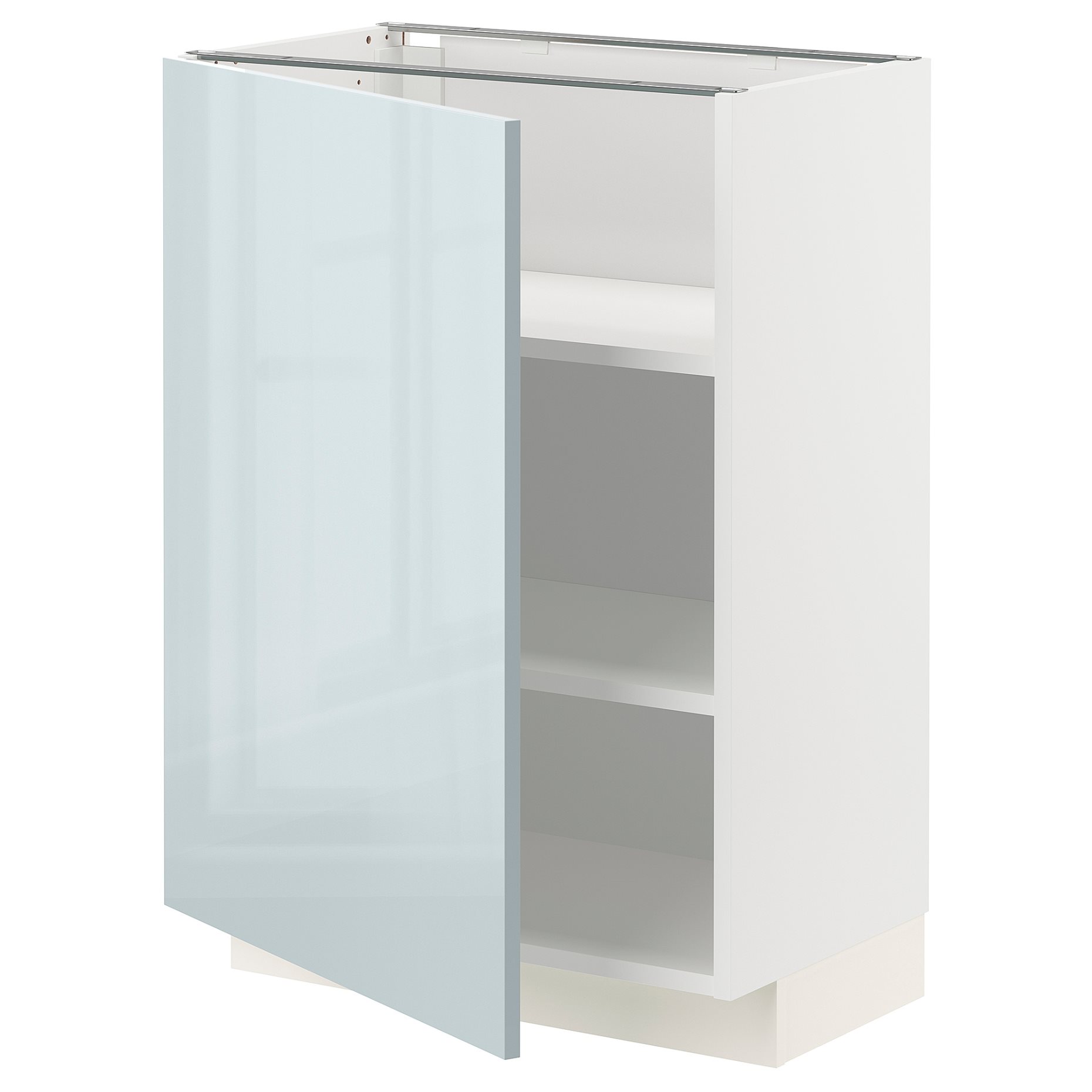 METOD, base cabinet with shelves, 60x37 cm, 194.792.18