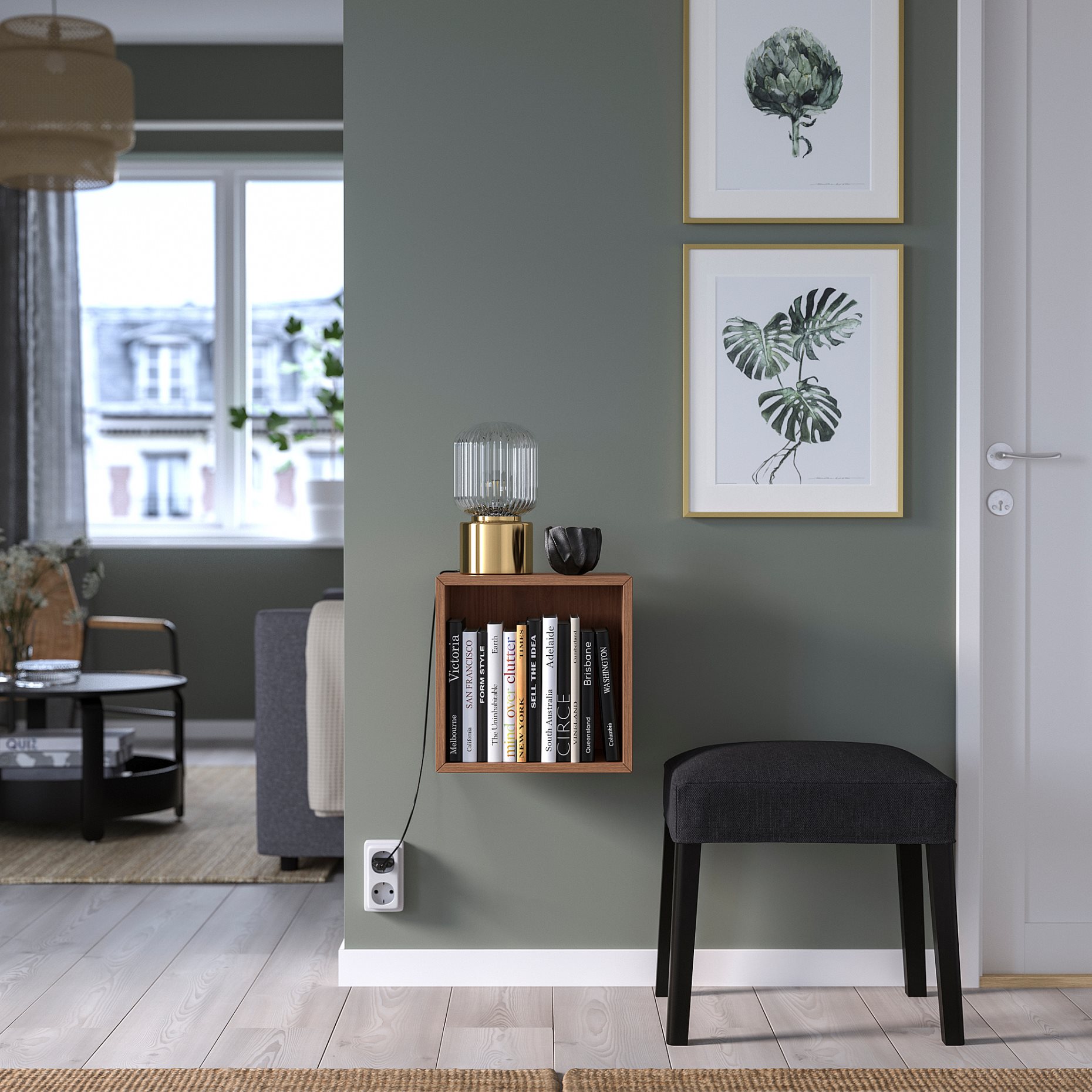 EKET, wall-mounted shelving unit, 35x25x35 cm, 194.902.73