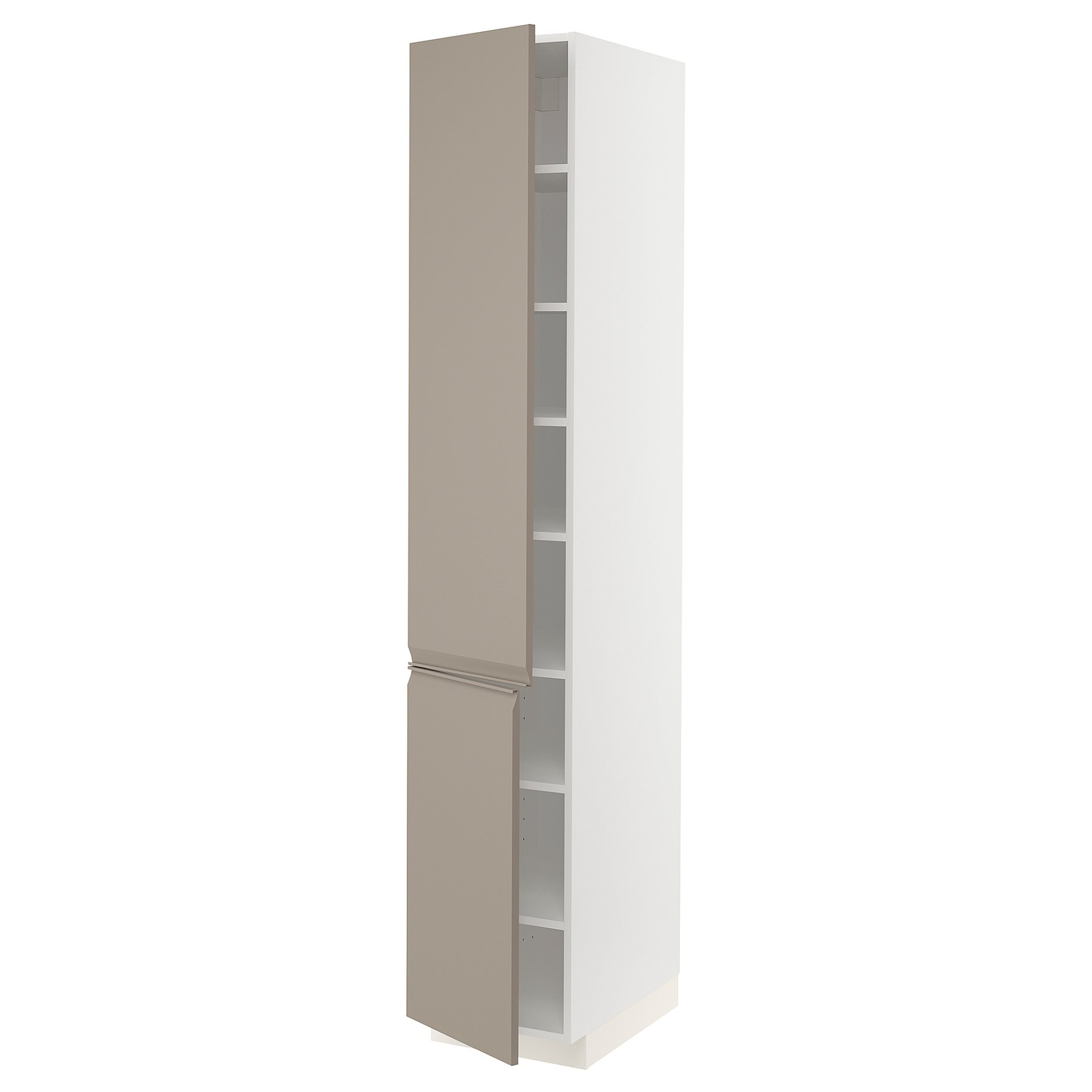 METOD, high cabinet with shelves/2 doors, 40x60x220 cm, 194.918.47