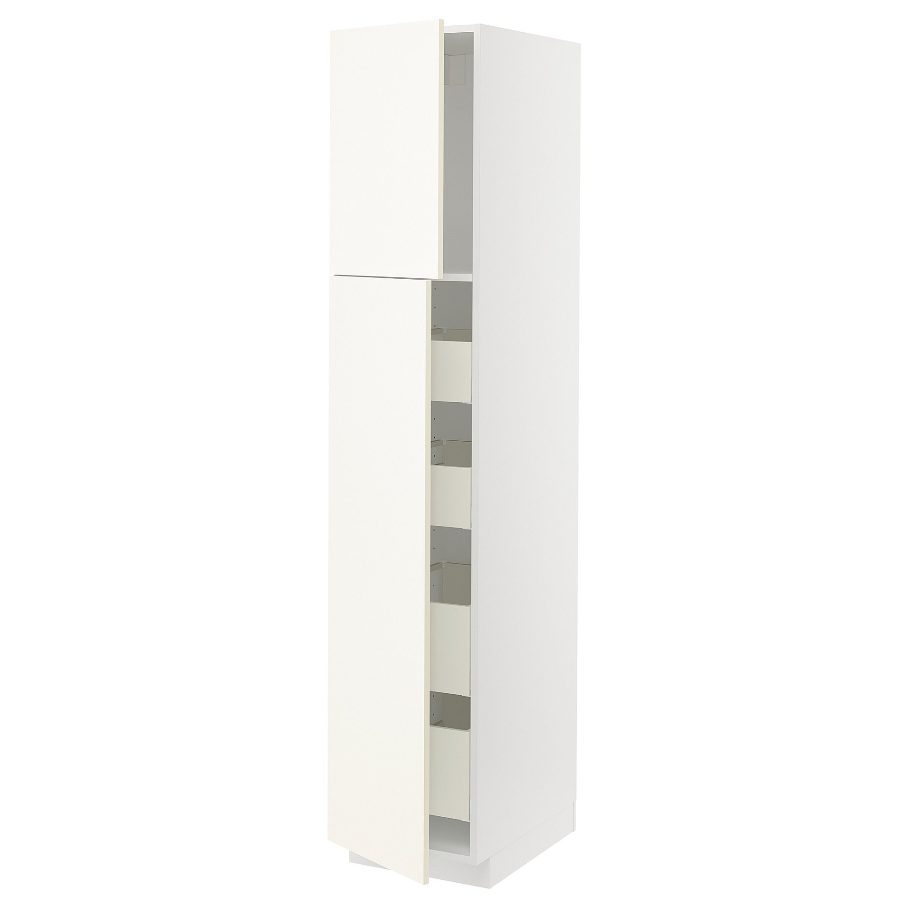 METOD, high cabinet with 2 doors/4 drawers, 40x60x200 cm, 195.070.42