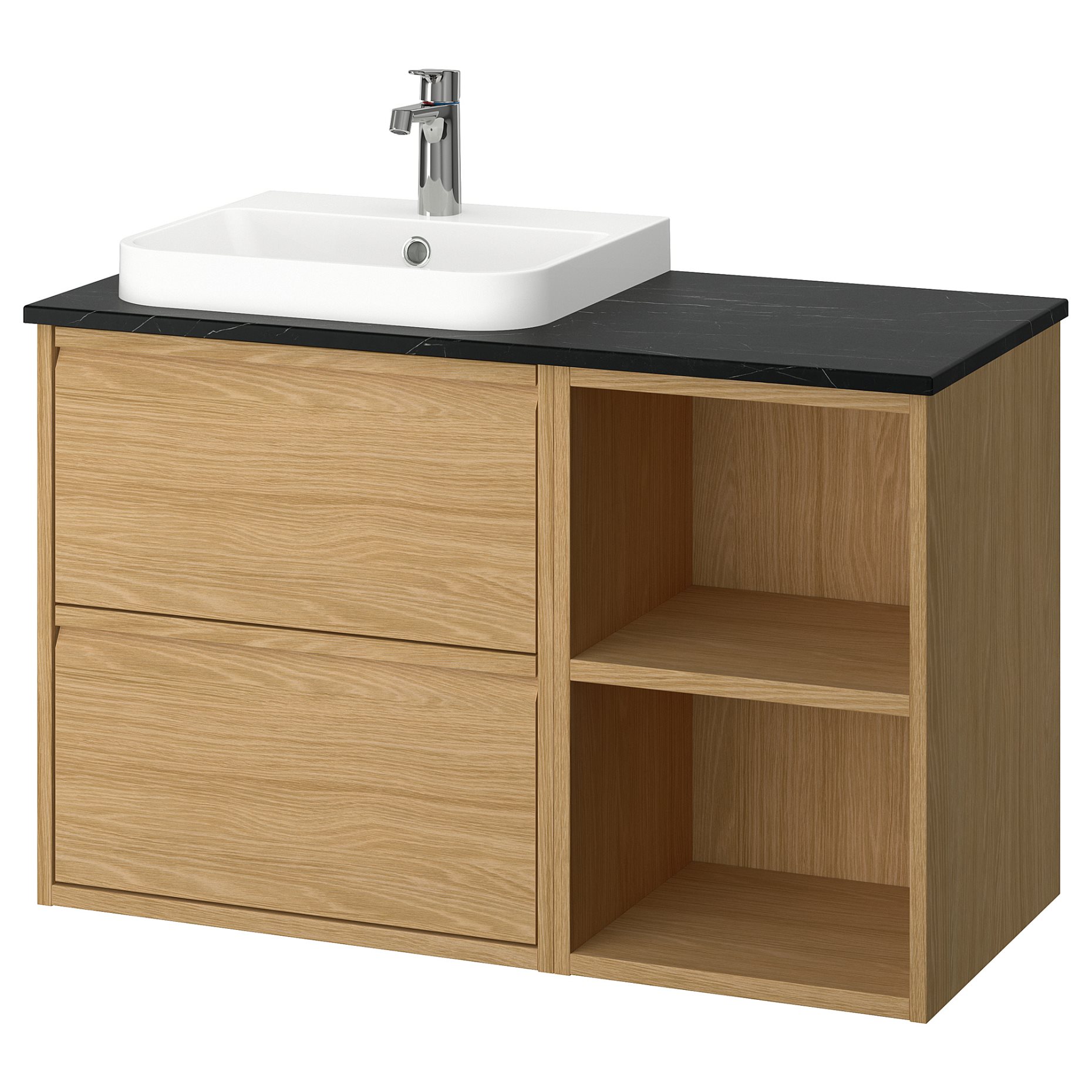 ANGSJON/BACKSJON, wash-stand/wash-basin/tap, 102x49x71 cm, 195.284.45