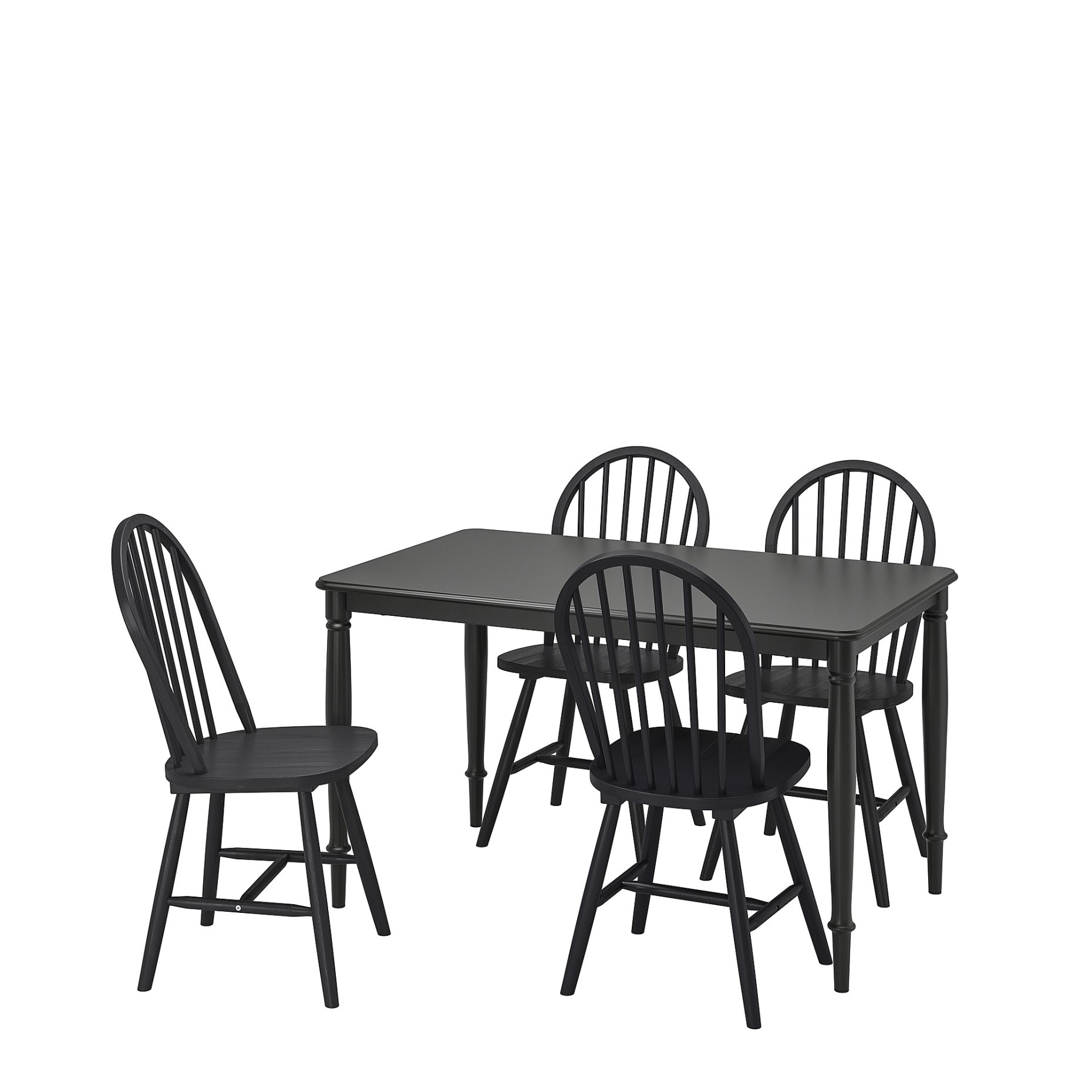 DANDERYD/SKOGSTA, table and 4 chairs, 130 cm, 195.442.90