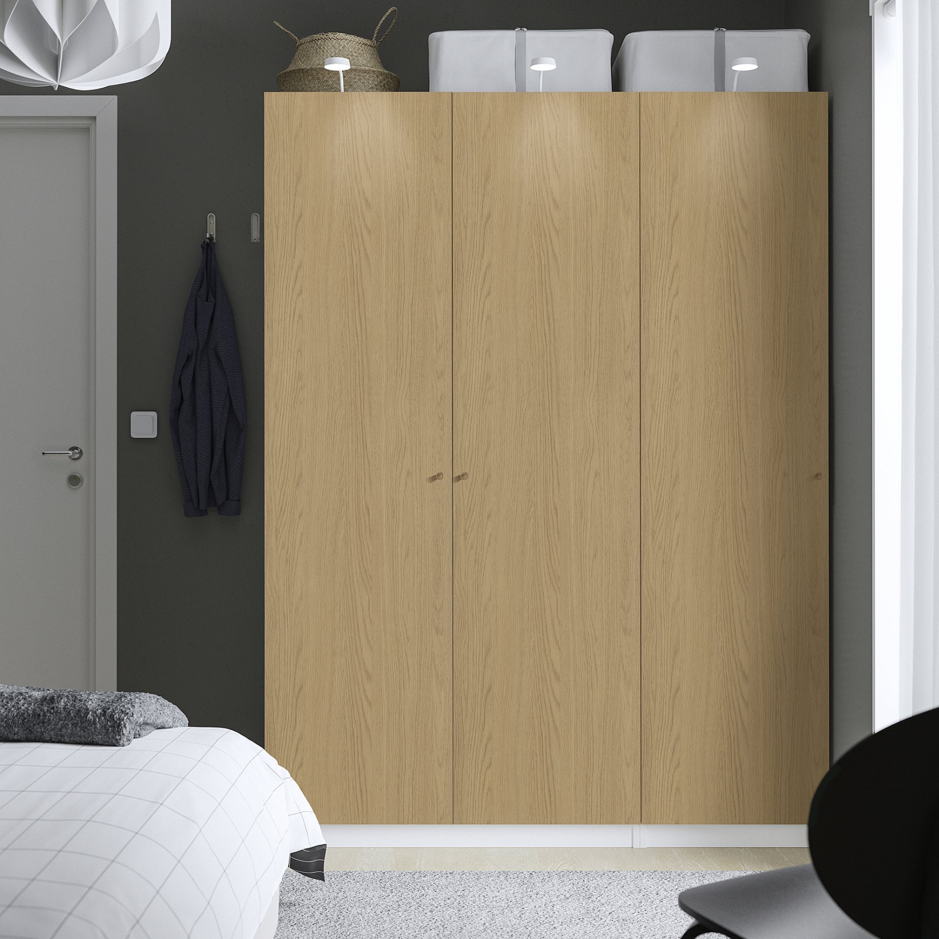 PAX/STORKLINTA, συνδυασμός ντουλάπας, 150x60x201 cm, 195.625.52