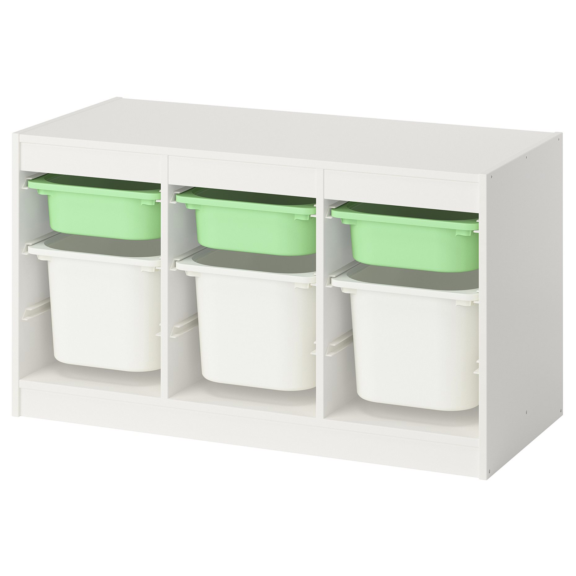 TROFAST, storage combination with boxes, 99x44x56 cm, 195.744.75