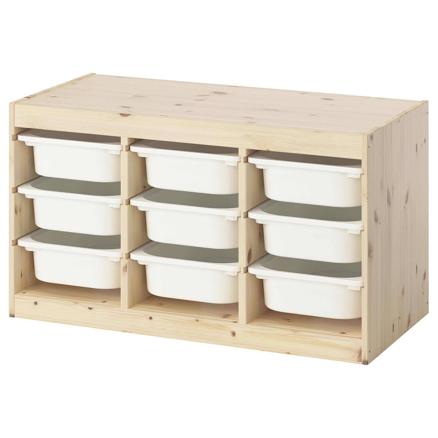 TROFAST, storage combination with boxes, 93x44x52 cm, 195.747.34