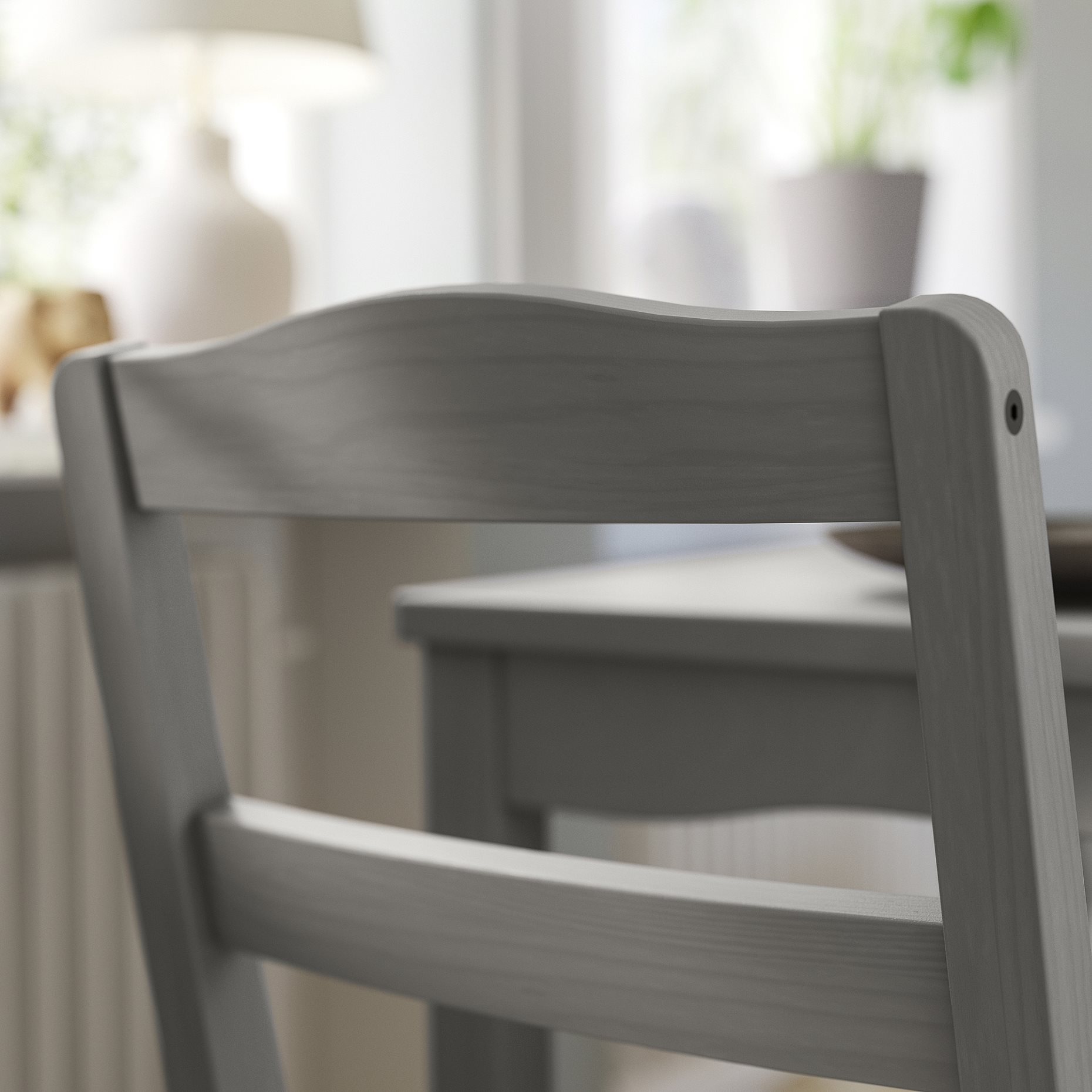 HAUGA/HAUGA, table and 2 chairs, 74x74 cm, 195.749.08