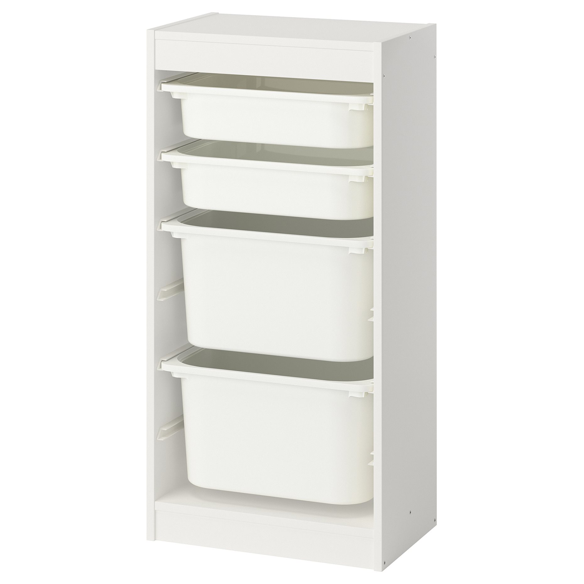TROFAST, storage combination with boxes, 46x30x94 cm, 195.749.51