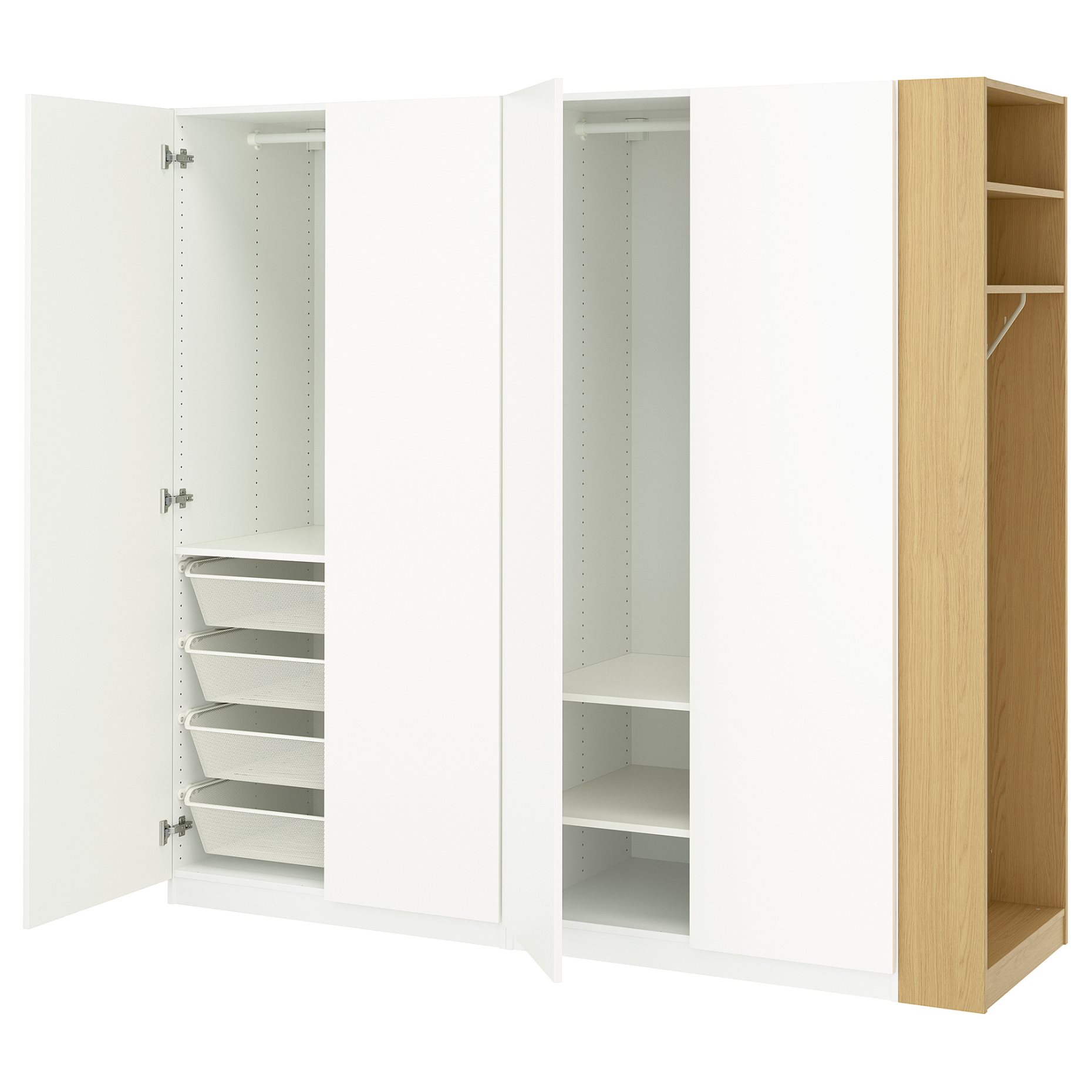PAX/FORSAND, wardrobe combination, 220x60x201 cm, 196.070.32