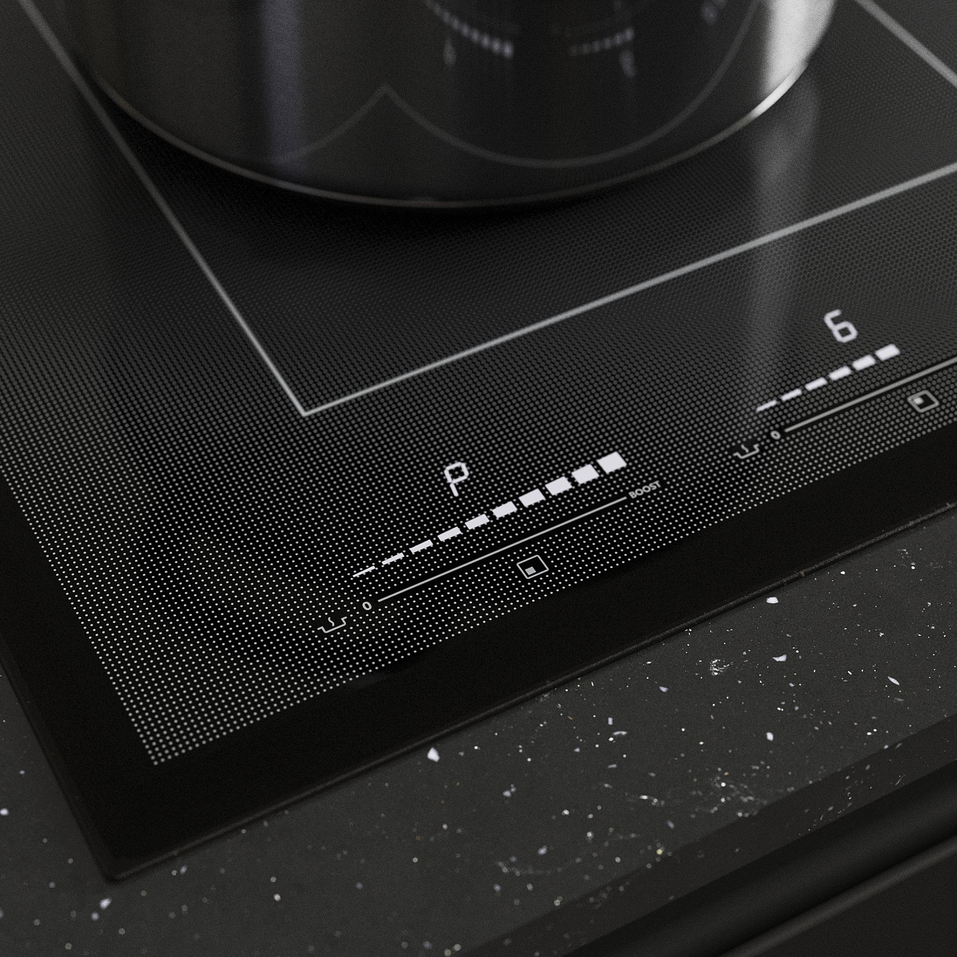 TÄCKNAN, induction hob/interior extractor with recirculation kit/IKEA 500, 83 cm, 196.125.14