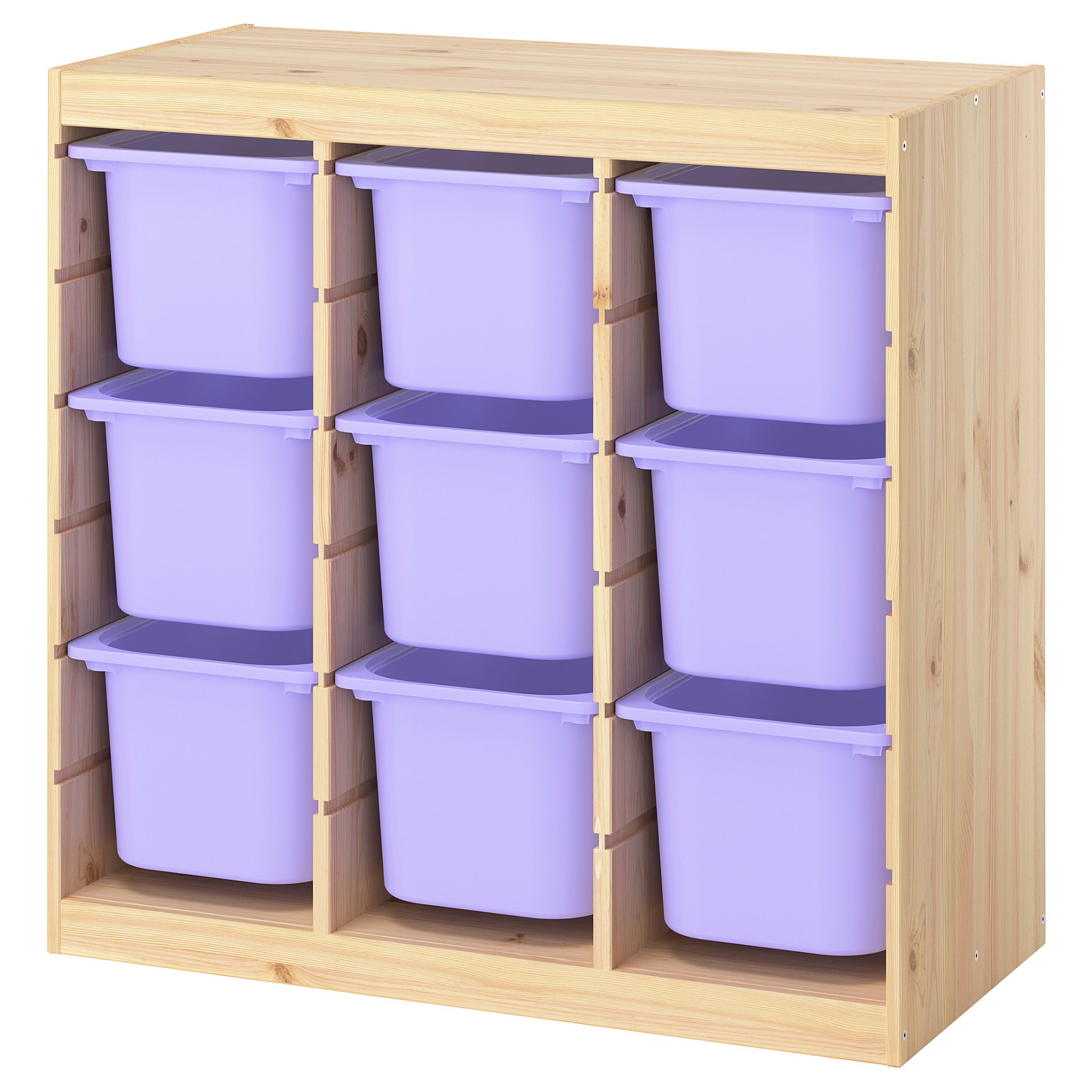 TROFAST, storage combination room divider with boxes, 93x44x91 cm, 196.125.66