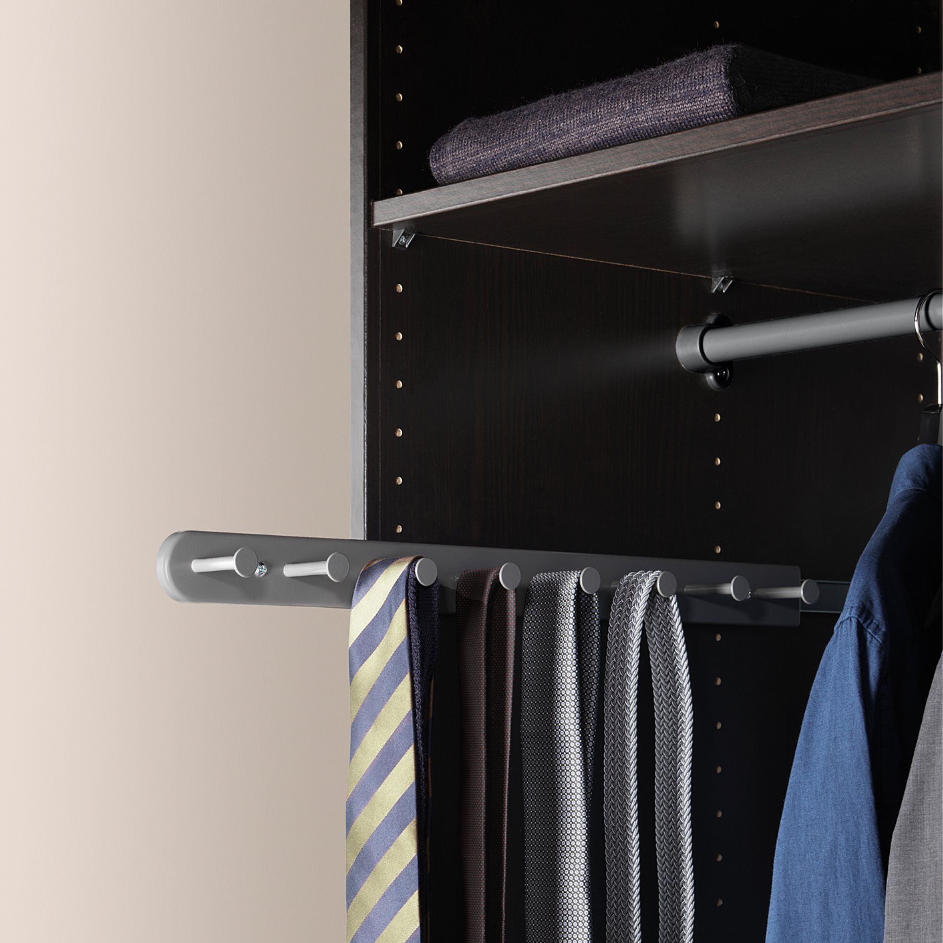 KOMPLEMENT, συρόμενη κρεμάστρα πολλαπλής χρήσης, 58 cm, 202.624.87