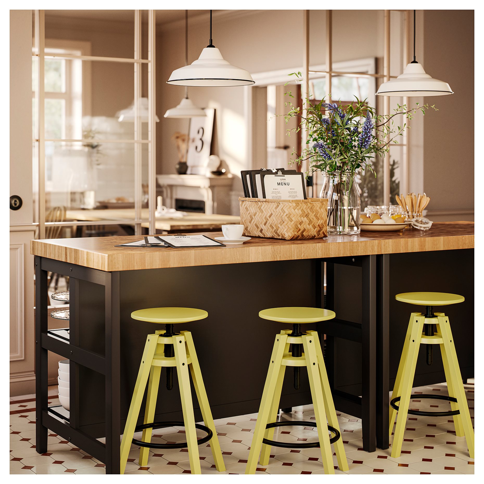 VADHOLMA, kitchen island, 126x79x90 cm, 203.591.54