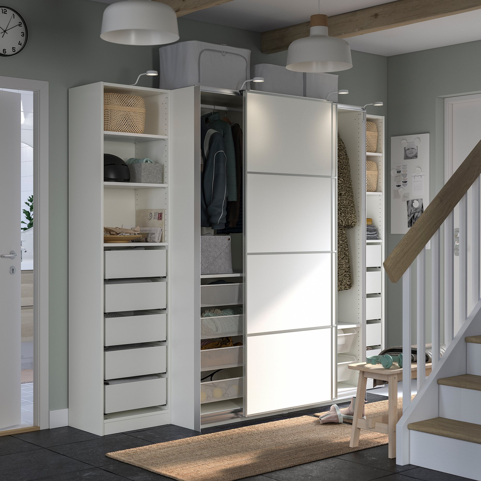 PAX, wardrobe frame, 50x35x201 cm, 204.582.10