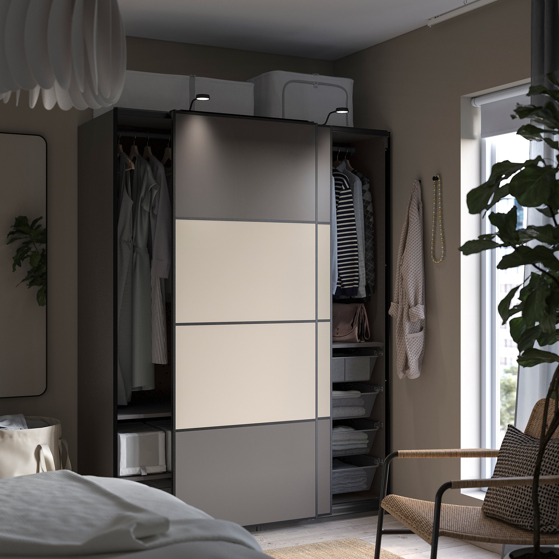 PAX, wardrobe frame, 75x58x201 cm, 204.582.29