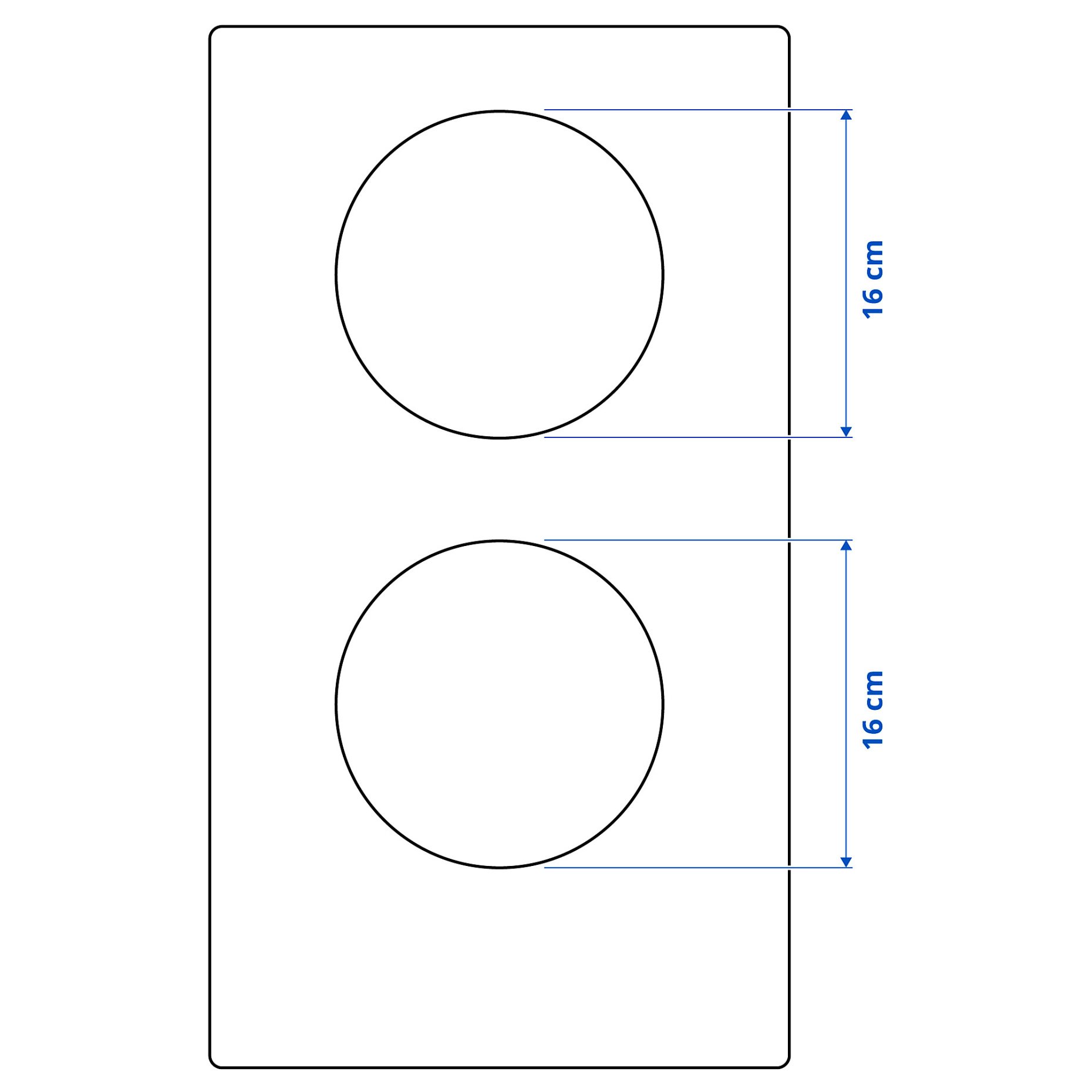 VÄLBILDAD, επαγωγική εστία/IKEA 300, 29 cm, 204.675.92