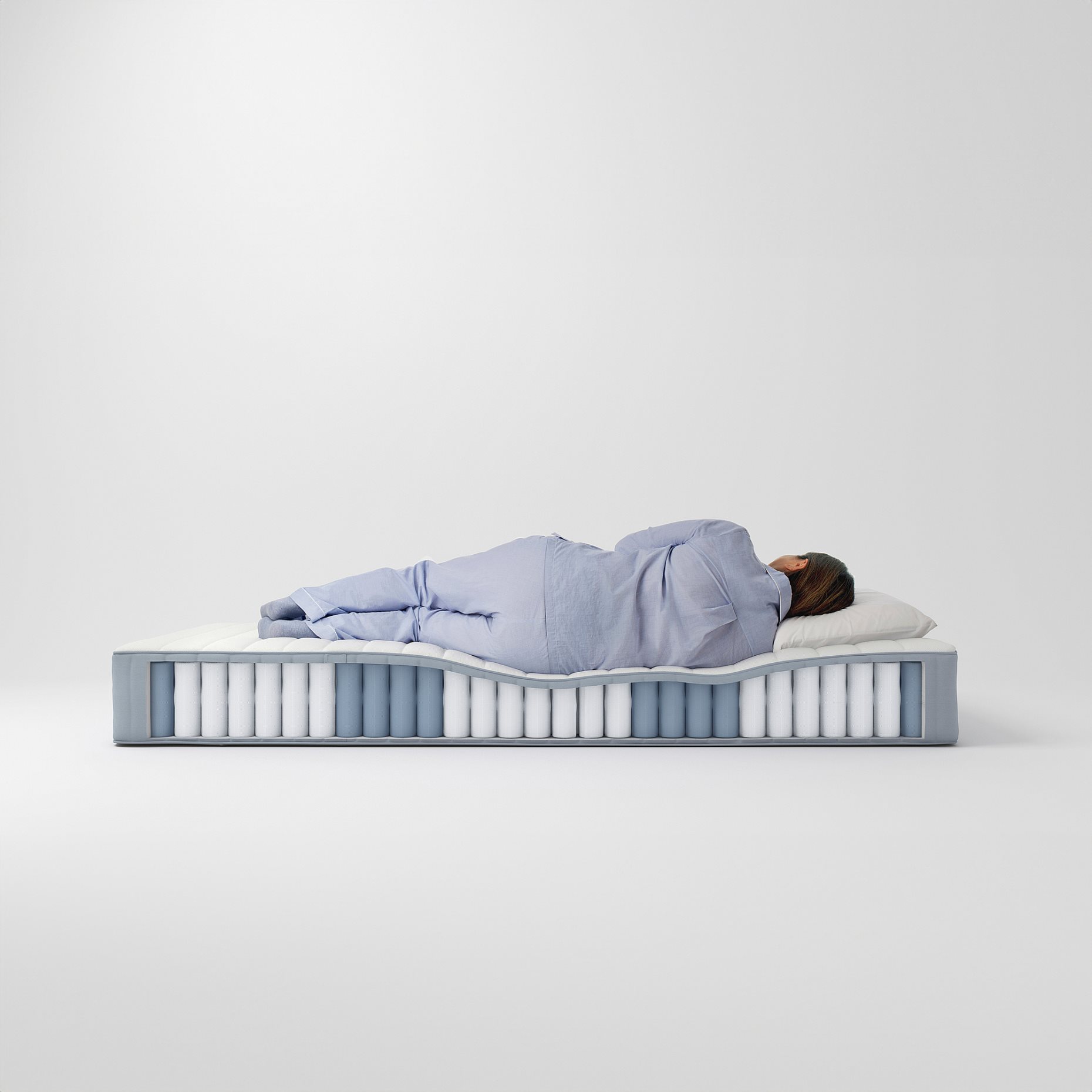 VALEVÅG, pocket sprung mattress/extra firm, 120x200 cm, 204.699.06