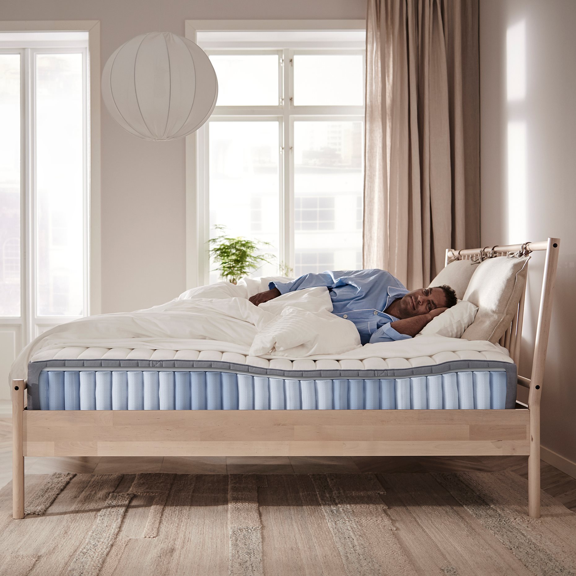VALEVÅG, pocket sprung mattress/extra firm, 140x200 cm, 204.699.25