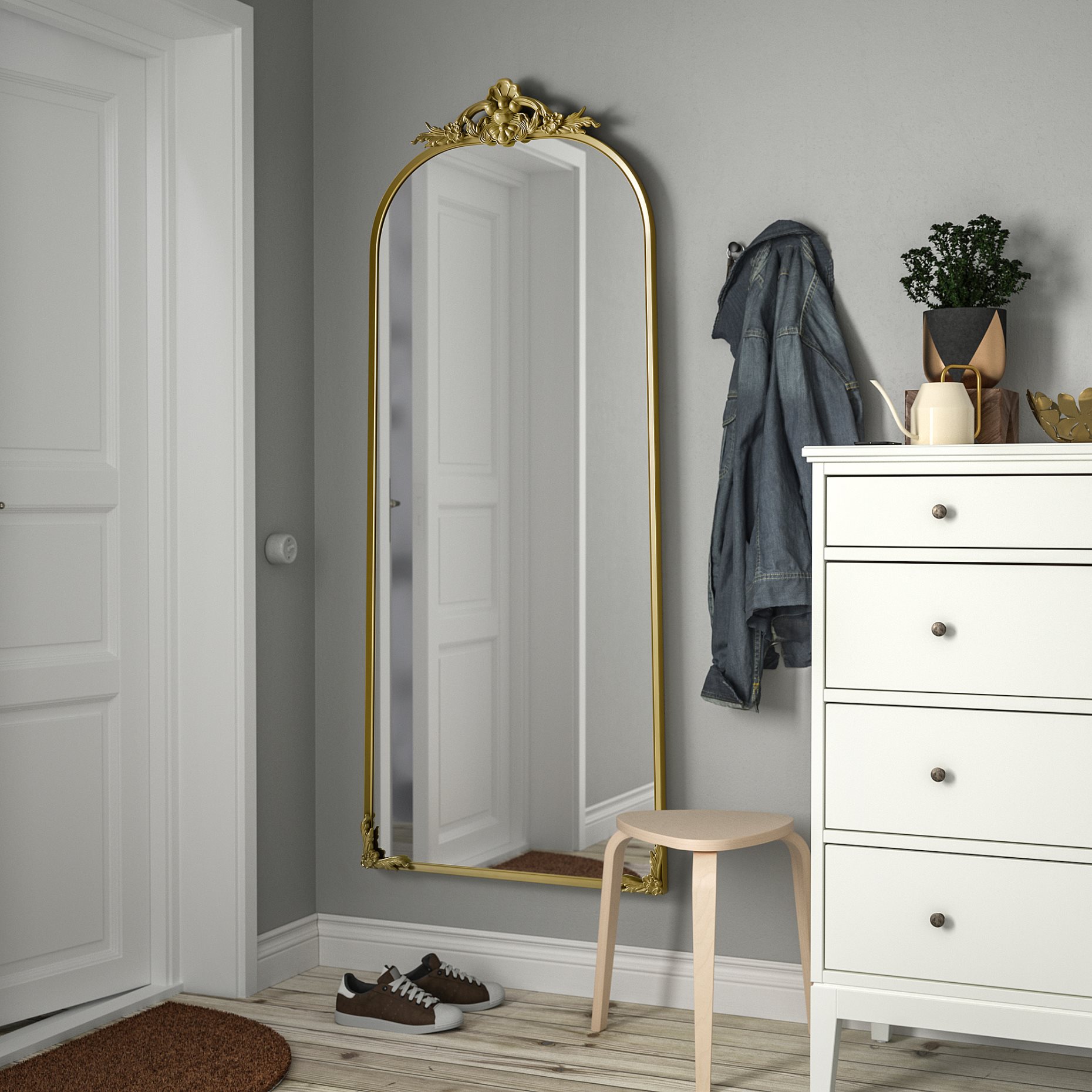 RÅMEBO, mirror, 75x168 cm, 204.712.64